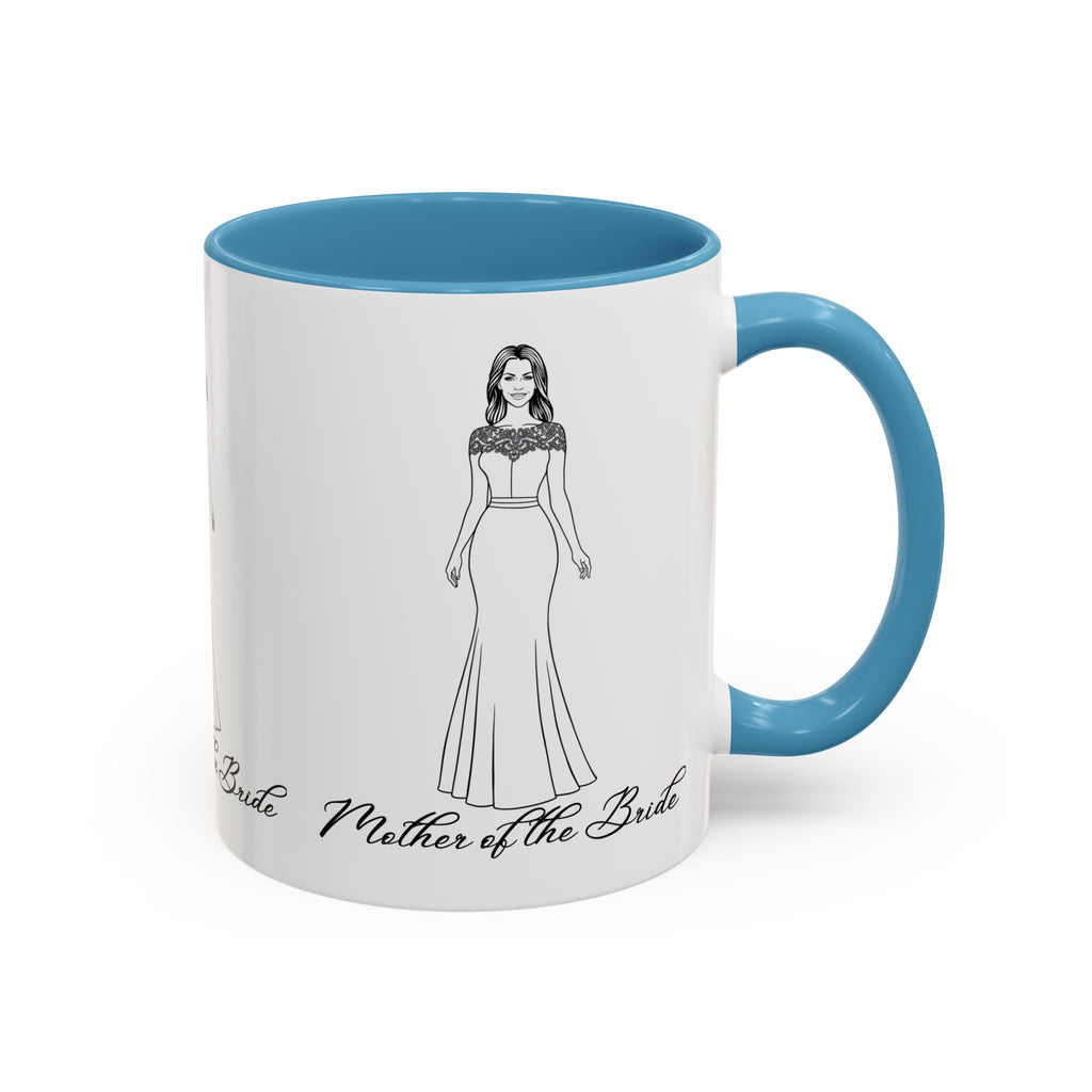 The Mother of the Bride- Accent Coffee Mug (11, 15oz)