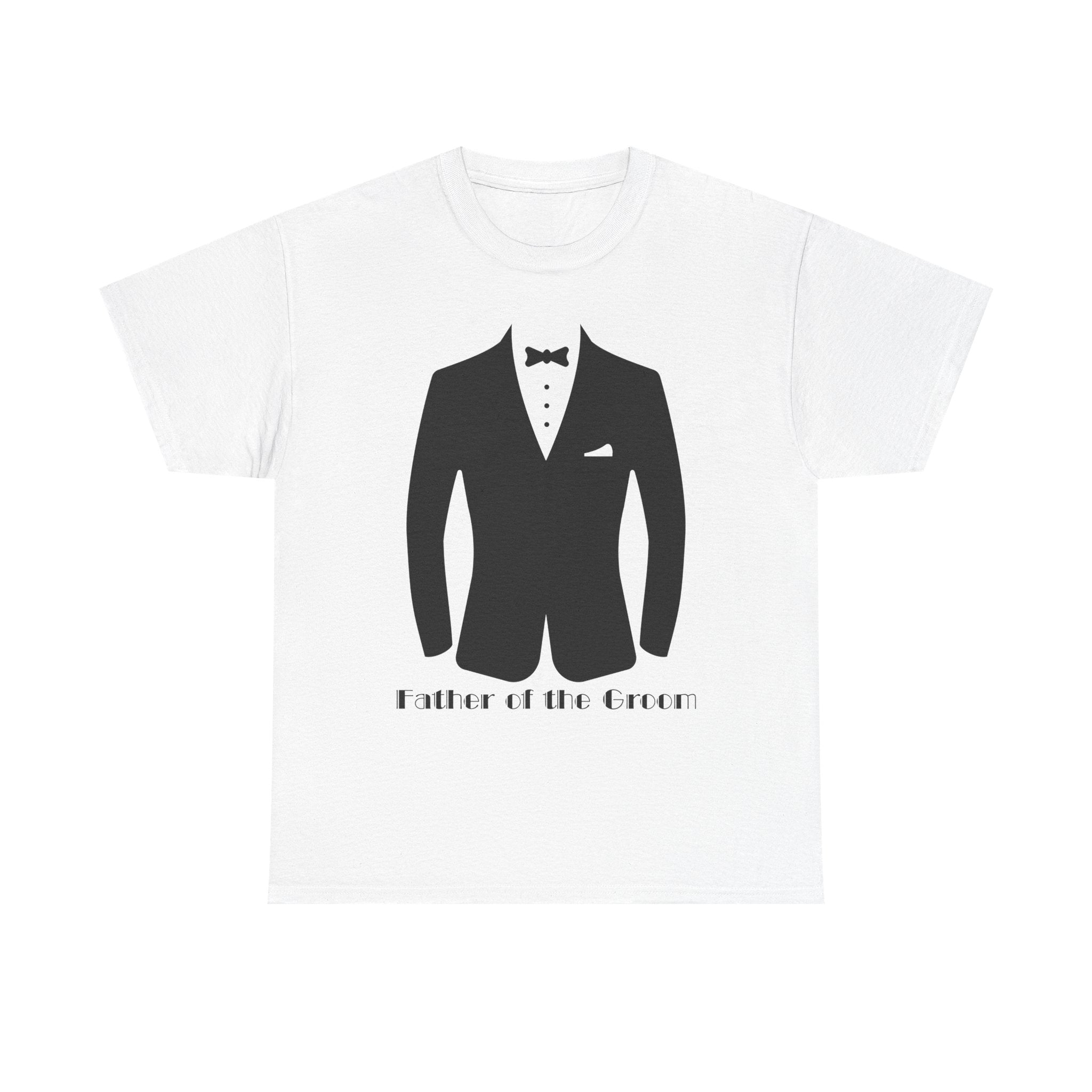 Father of the Groom Party Tee, Wedding Gift, Unisex Cotton Shirt, Groom's Party Shirt, Bridal Party Attire