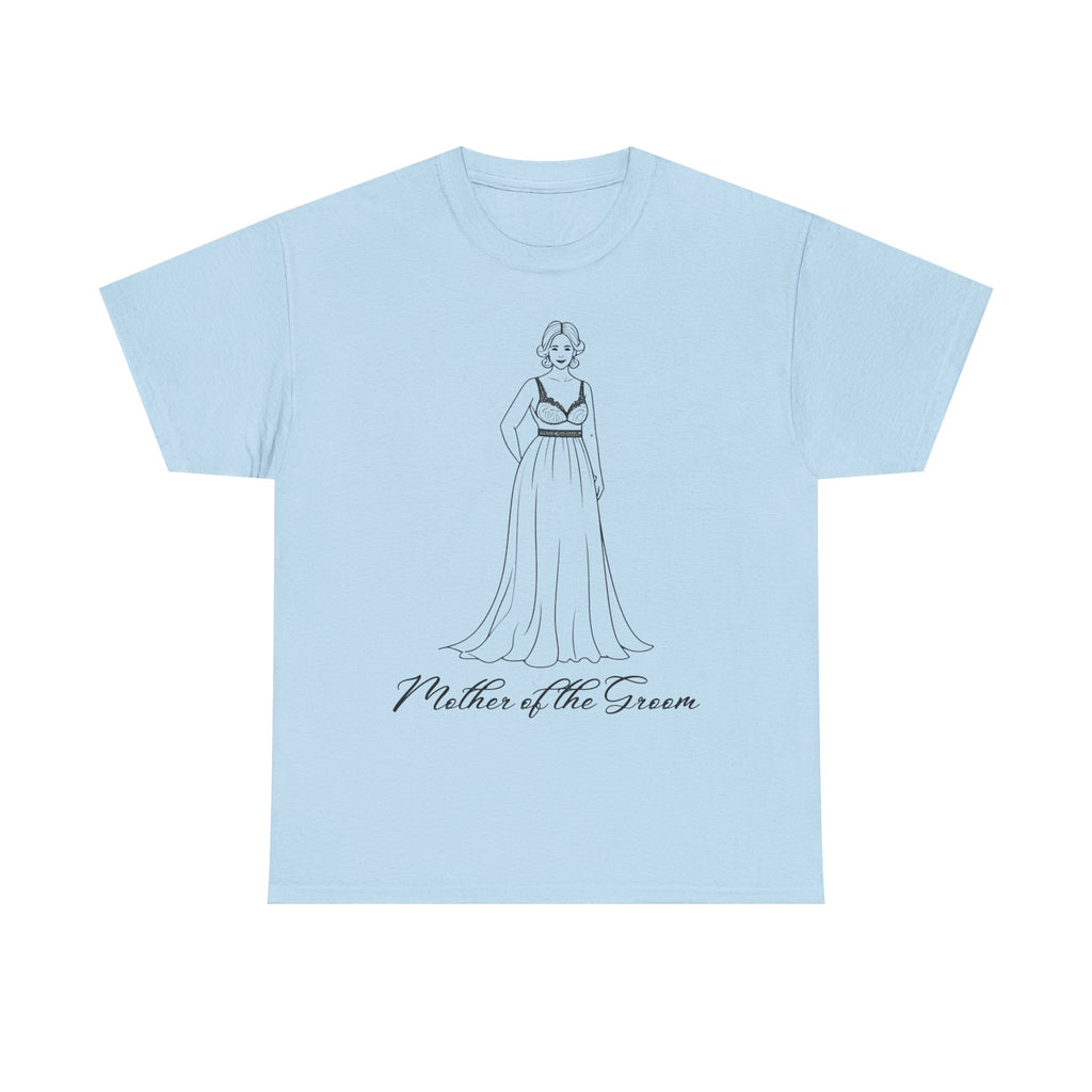 Mother of the Groom Tee, Unisex Cotton Shirt for Weddings, Bridal Parties, Gift for Moms, Casual Wear, Family Gatherings