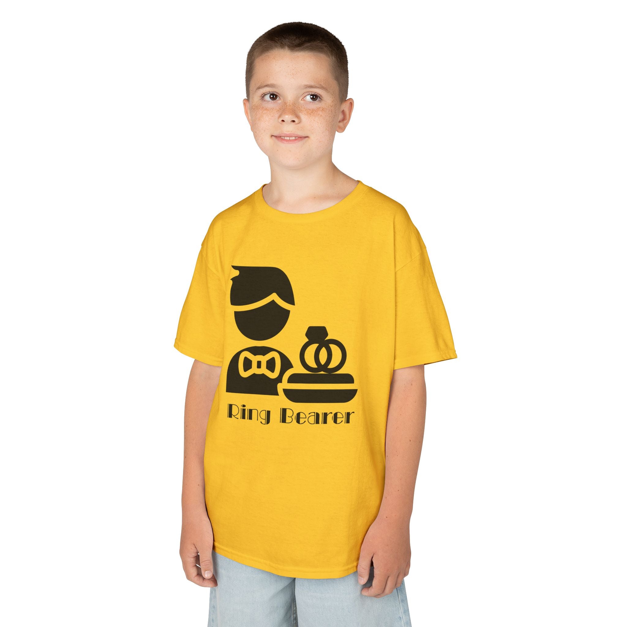 Kids Ring Bearer Tee - Perfect for Weddings, Flower Girl Outfits, Cute Kid’s Apparel, Wedding Party Shirts, Kids Event T-Shirt