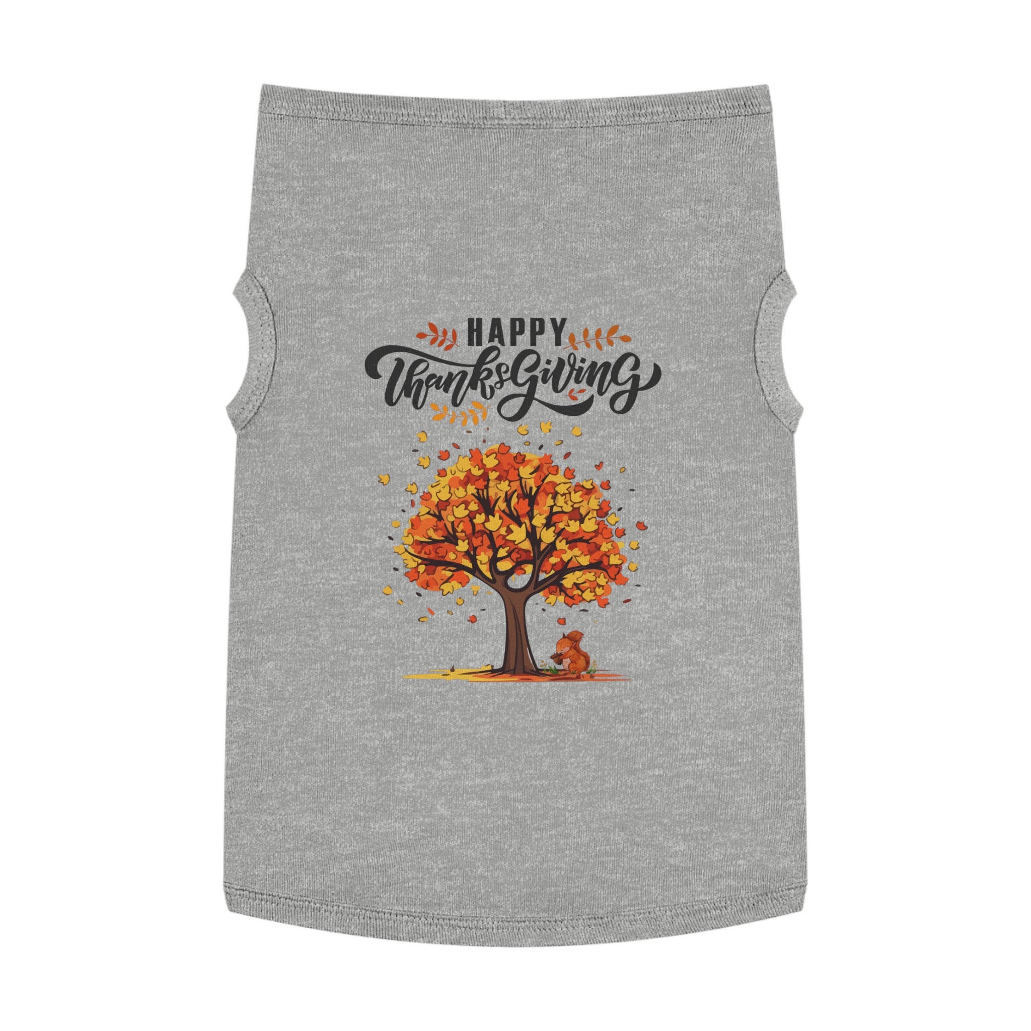 Thanksgiving Pet Tank Top, Dog Shirt, Fall Apparel, Cute Dog Clothes, Pumpkin Spice Season