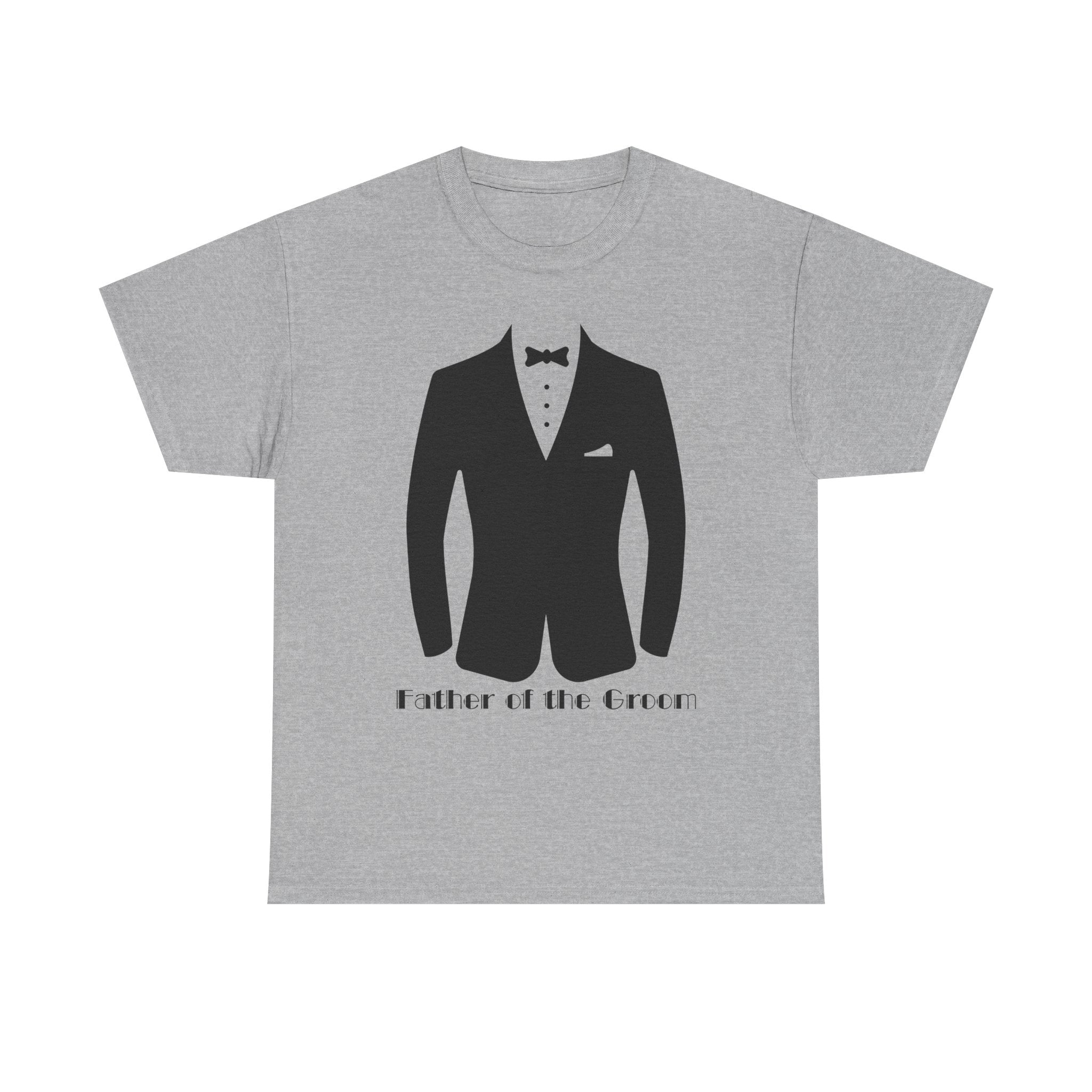Father of the Groom Party Tee, Wedding Gift, Unisex Cotton Shirt, Groom's Party Shirt, Bridal Party Attire