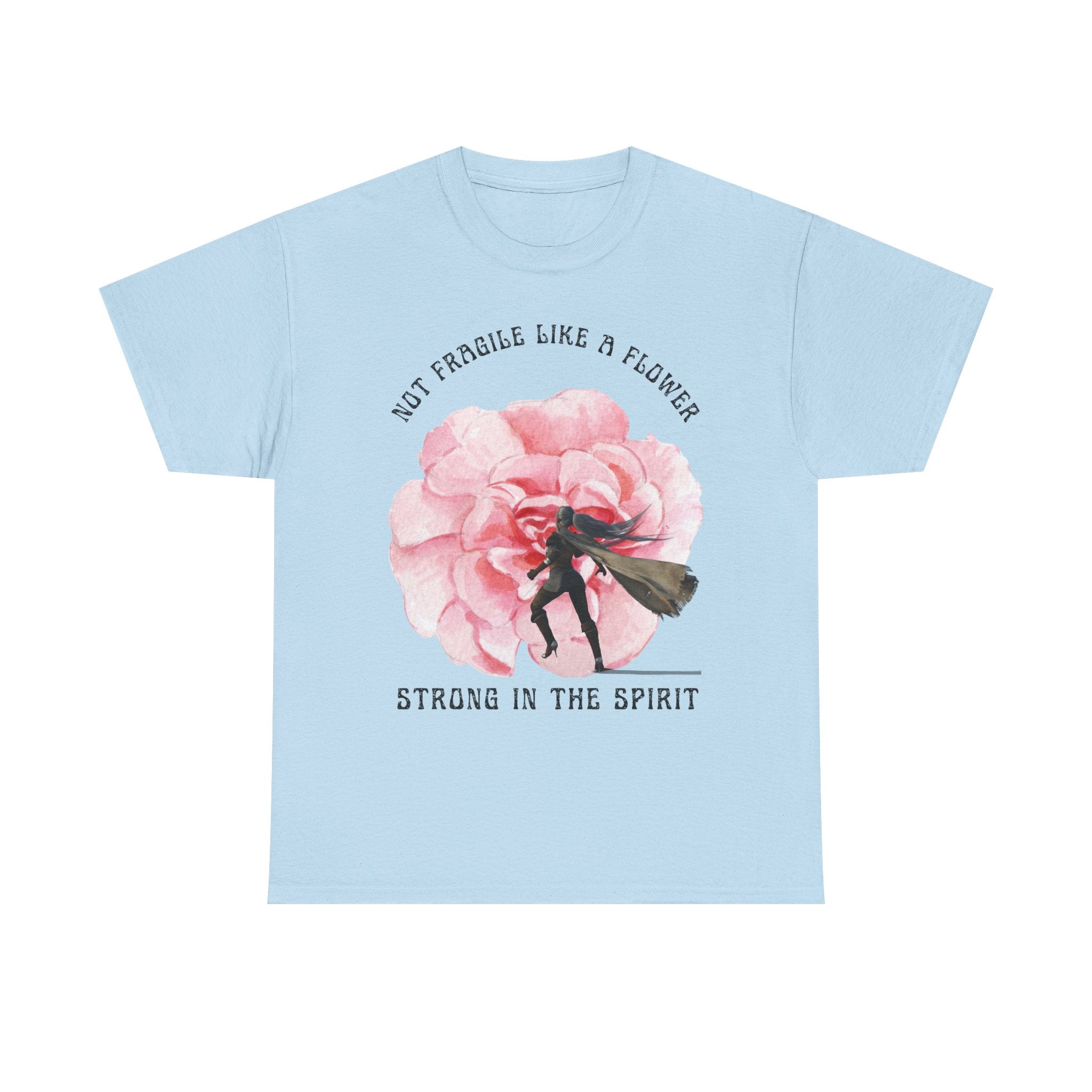 Floral Empowerment Tee, Not Fragile Like a Flower, Strong in the Spirit Shirt, Inspirational Unisex T-Shirt, Gift for Women, [...]