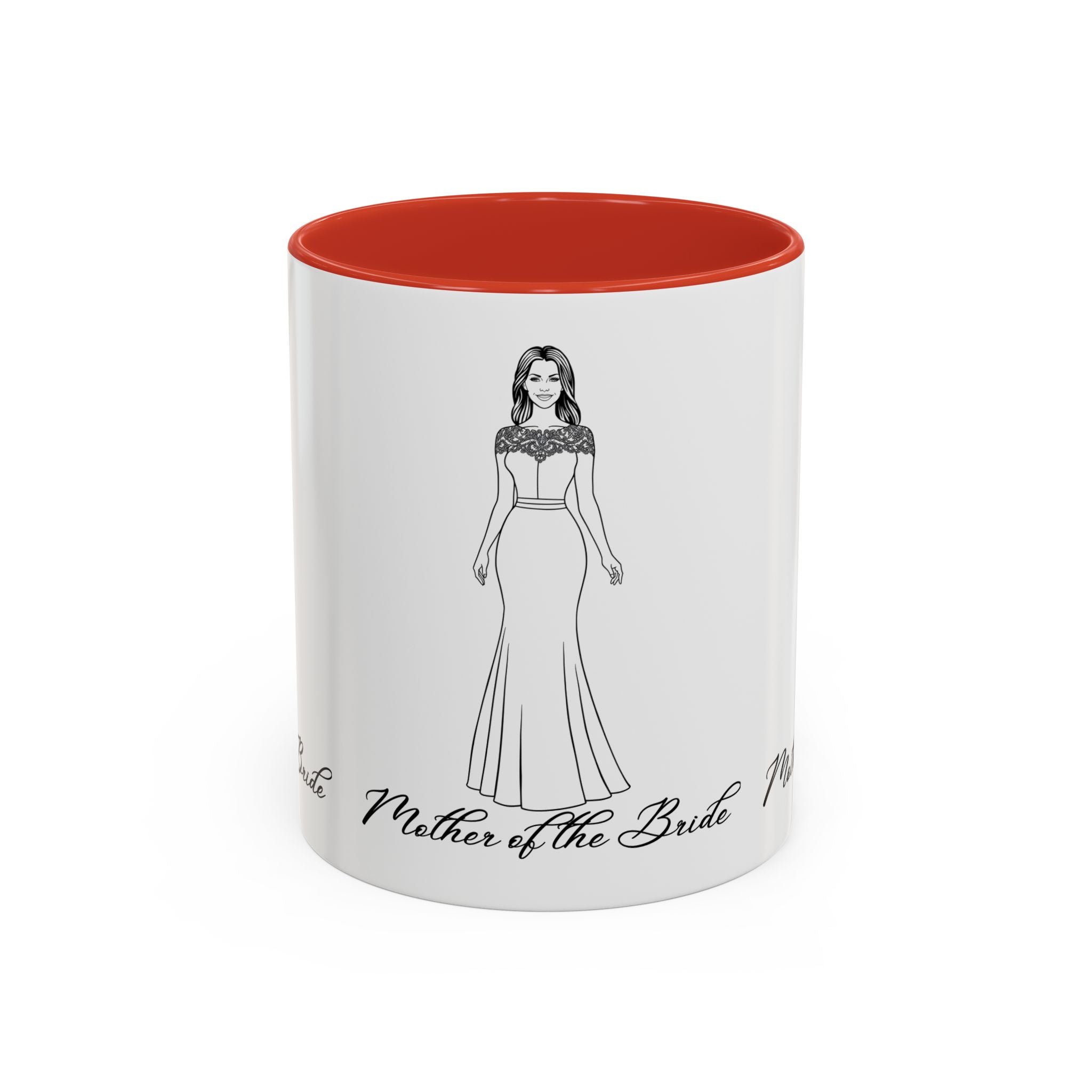 The Mother of the Bride- Accent Coffee Mug (11, 15oz)