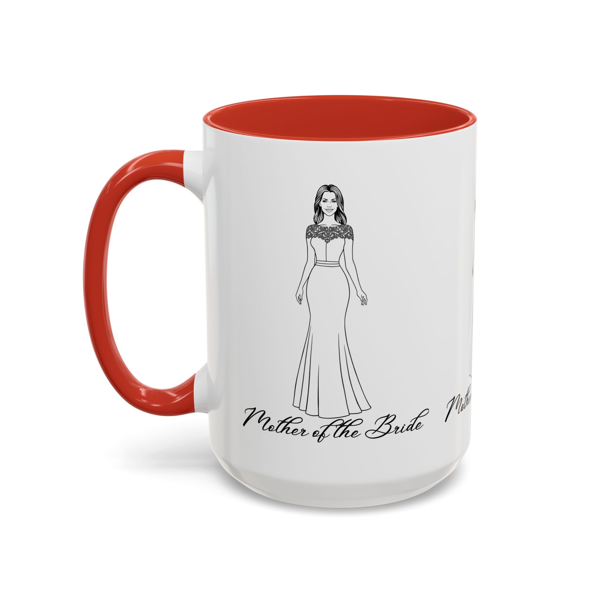 The Mother of the Bride- Accent Coffee Mug (11, 15oz)