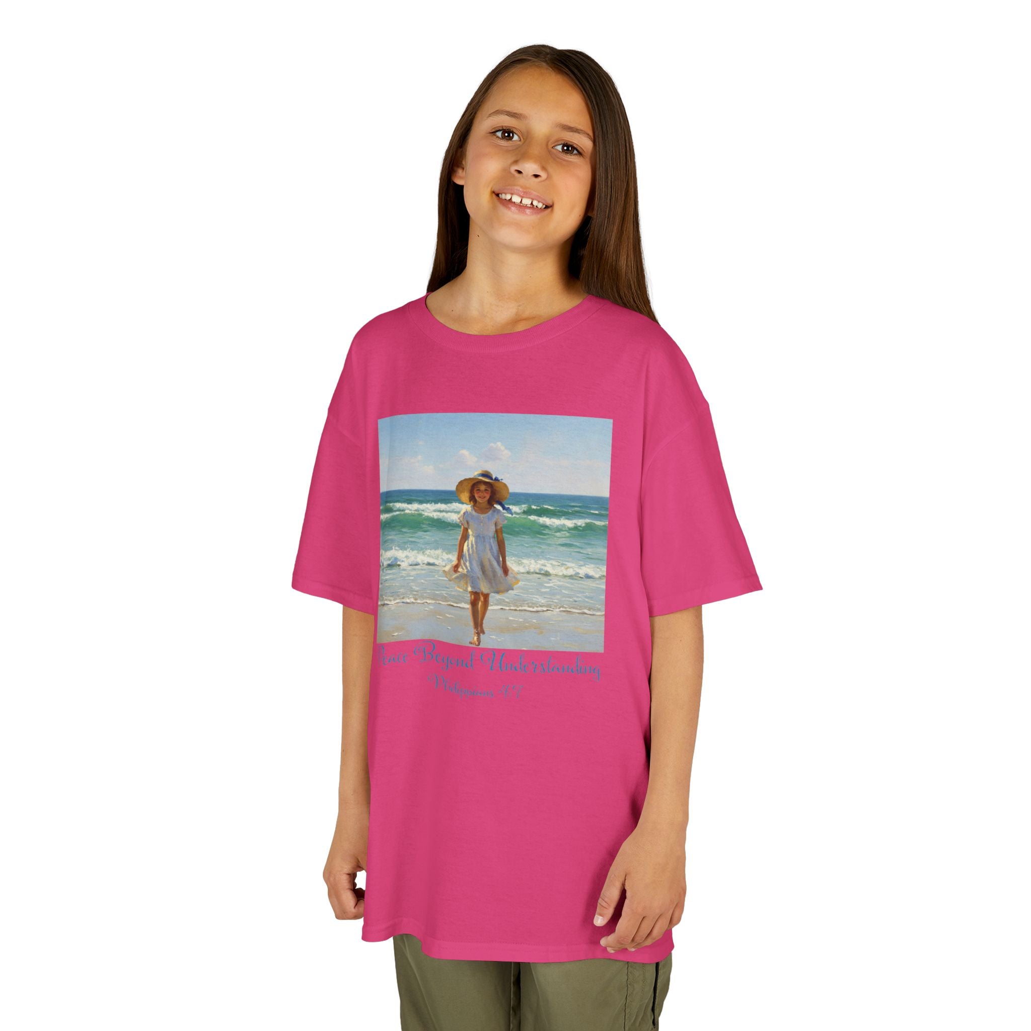 Whimsical Beach Fun Kids Tee, Summer Shirt, Beach Day Tee, Vacation Outfit, Cute Kids Clothing