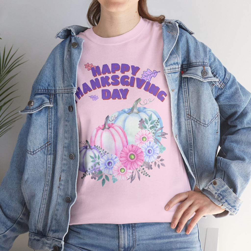 Thanksgiving Celebration Tee, Happy Thanksgiving Day Shirt, Fall T-Shirt, Holiday Gift, Unisex Cotton Top, Autumn Fashion