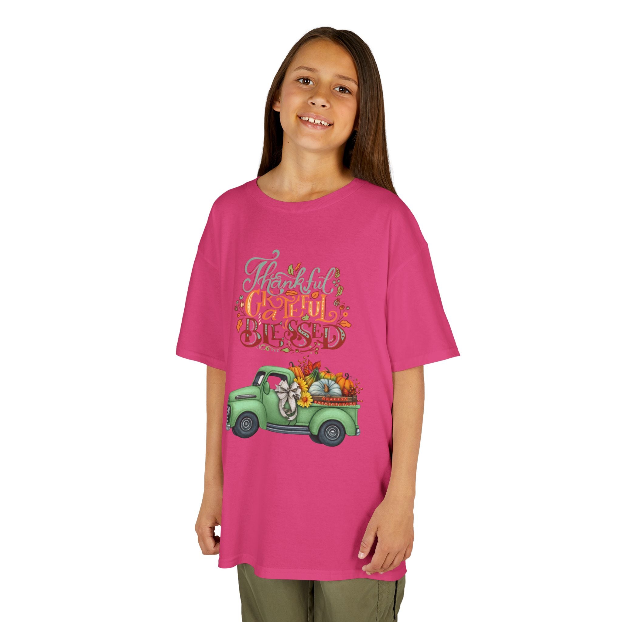 Blessed Fall Kids Tee, Adorable Autumn Shirt, Cute Harvest T-Shirt, Thanksgiving Gift for Kids, Comfy Cotton Youth Apparel