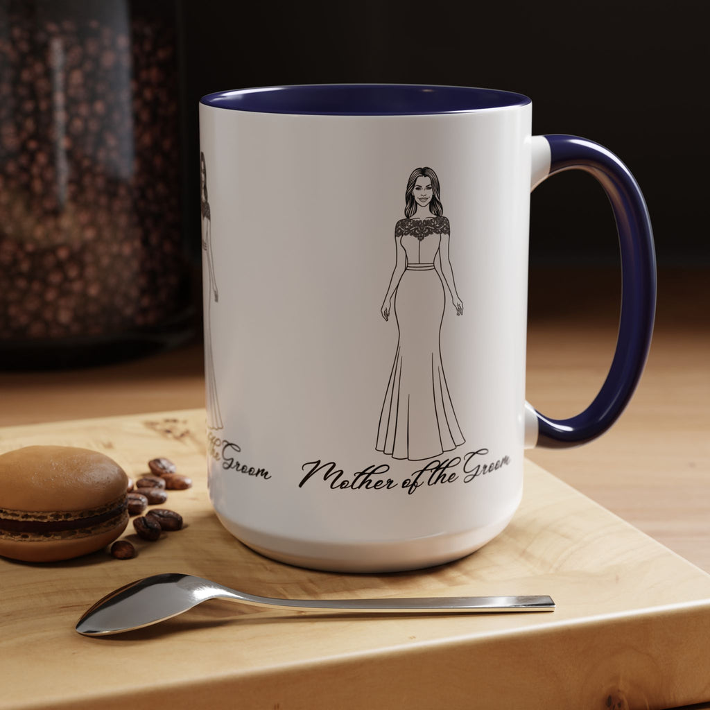 Mother of the Groom Mug-Accent Coffee Mug (11, 15oz)