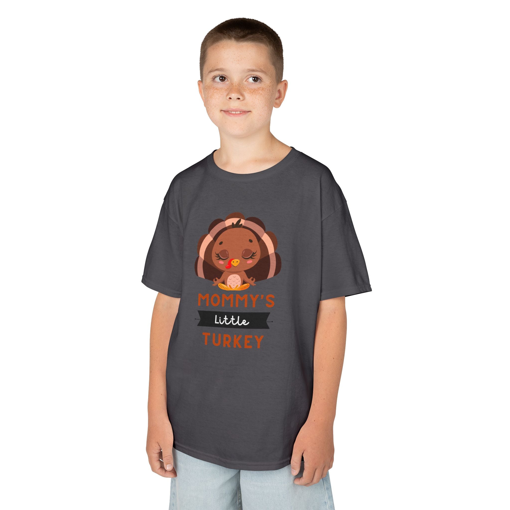 Kids Thanksgiving Tee, Mommy's Little Turkey Shirt, Fall Holiday Outfit, Thanksgiving Gift, Adorable Kids Fashion