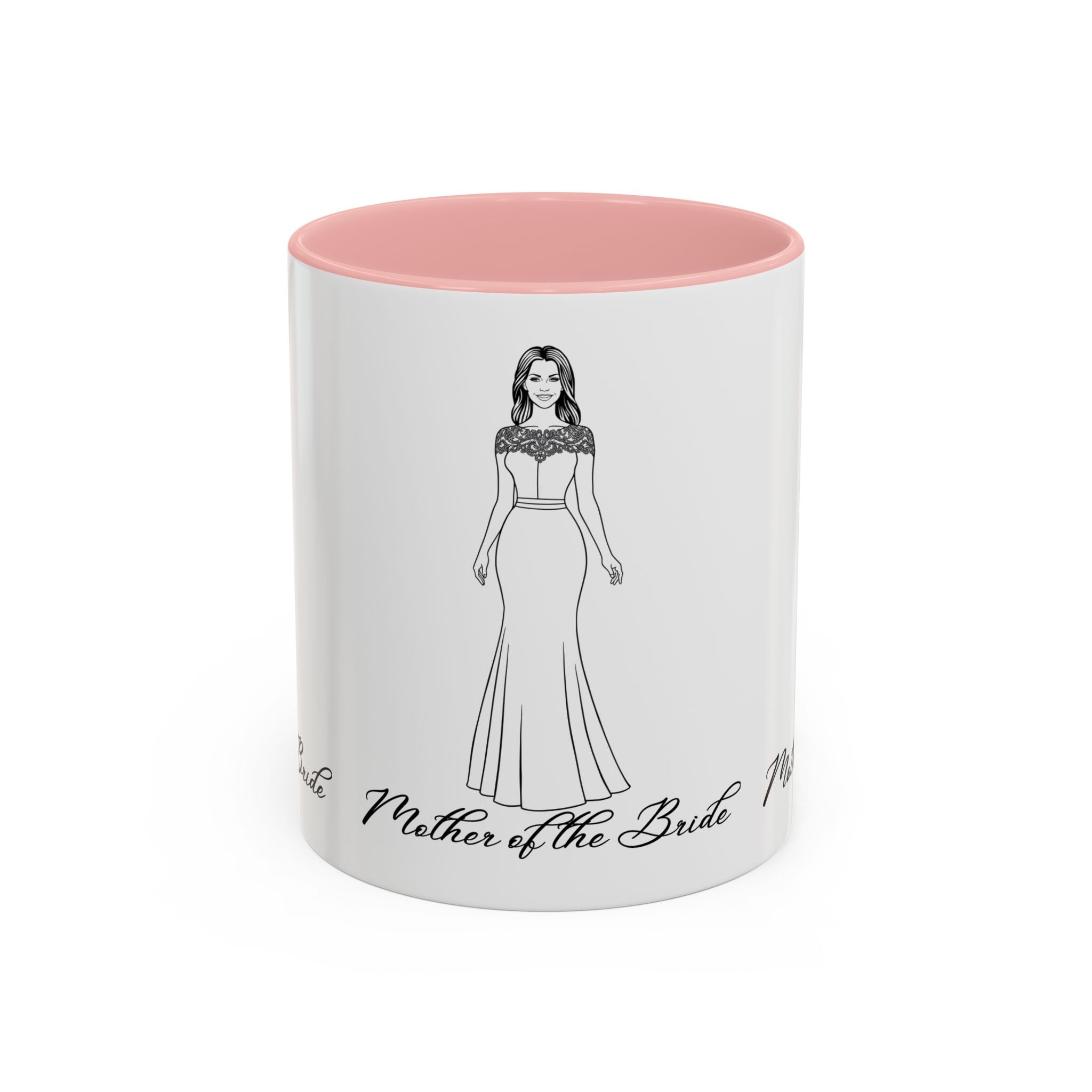 The Mother of the Bride- Accent Coffee Mug (11, 15oz)