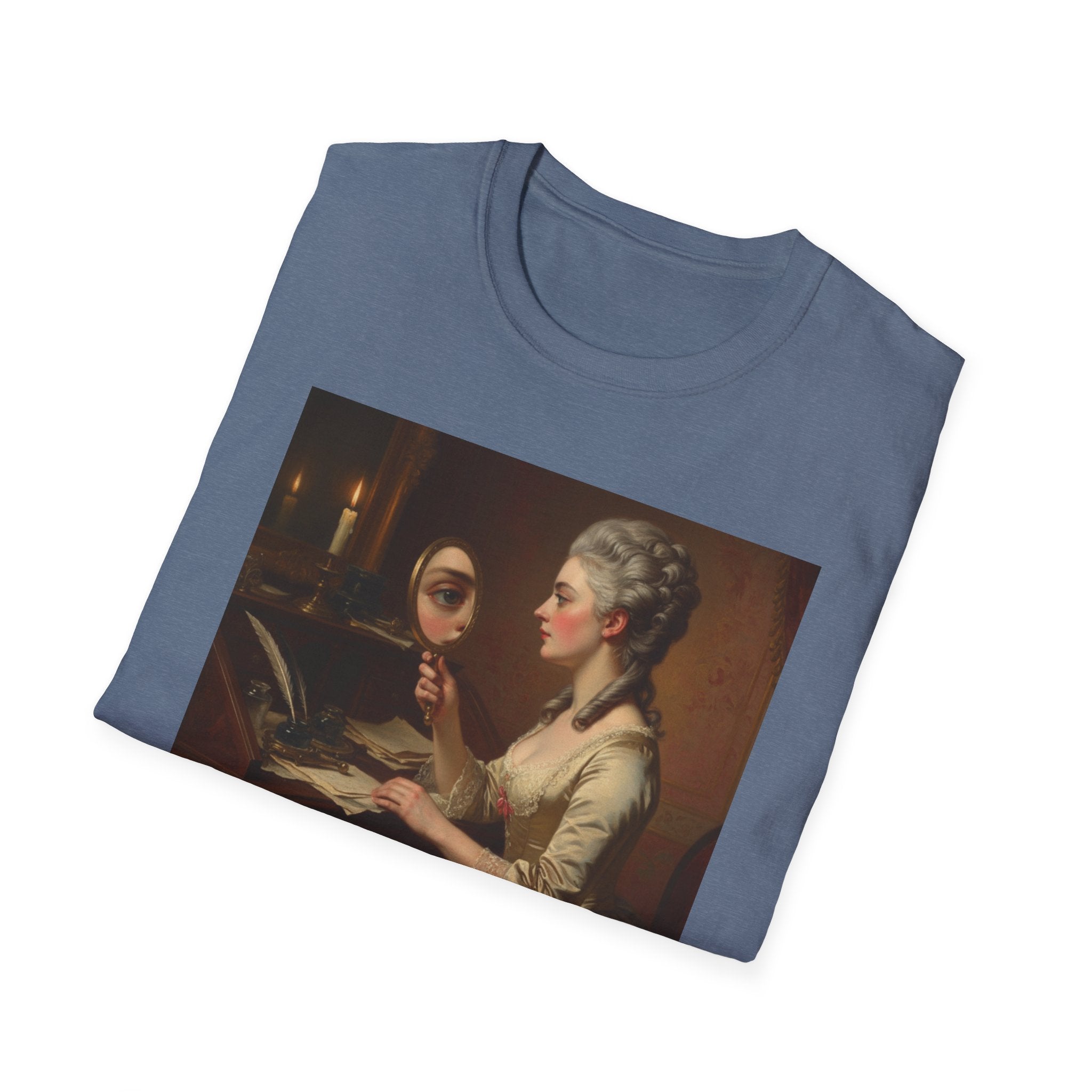 Artistic Vintage T-Shirt with 'A Gaze, Endless Stories' Design, Perfect for Art Lovers, Gifts, Casual Wear, Museum Visits, Art Class