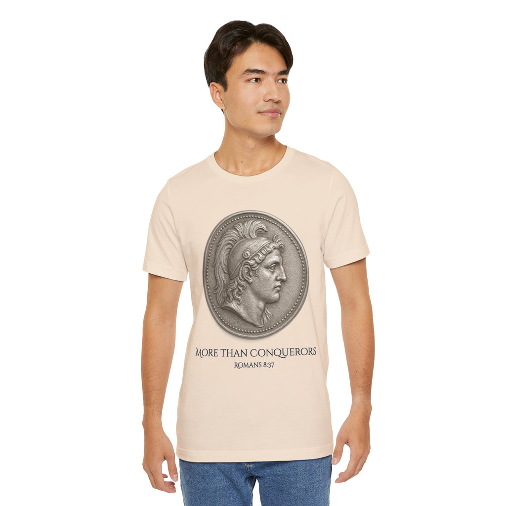 More Than Conquerors Unisex Short Sleeve Tee - Inspirational Christian Apparel, Motivational Shirt, Faith-Based Gift, Scripture Tee, [...]