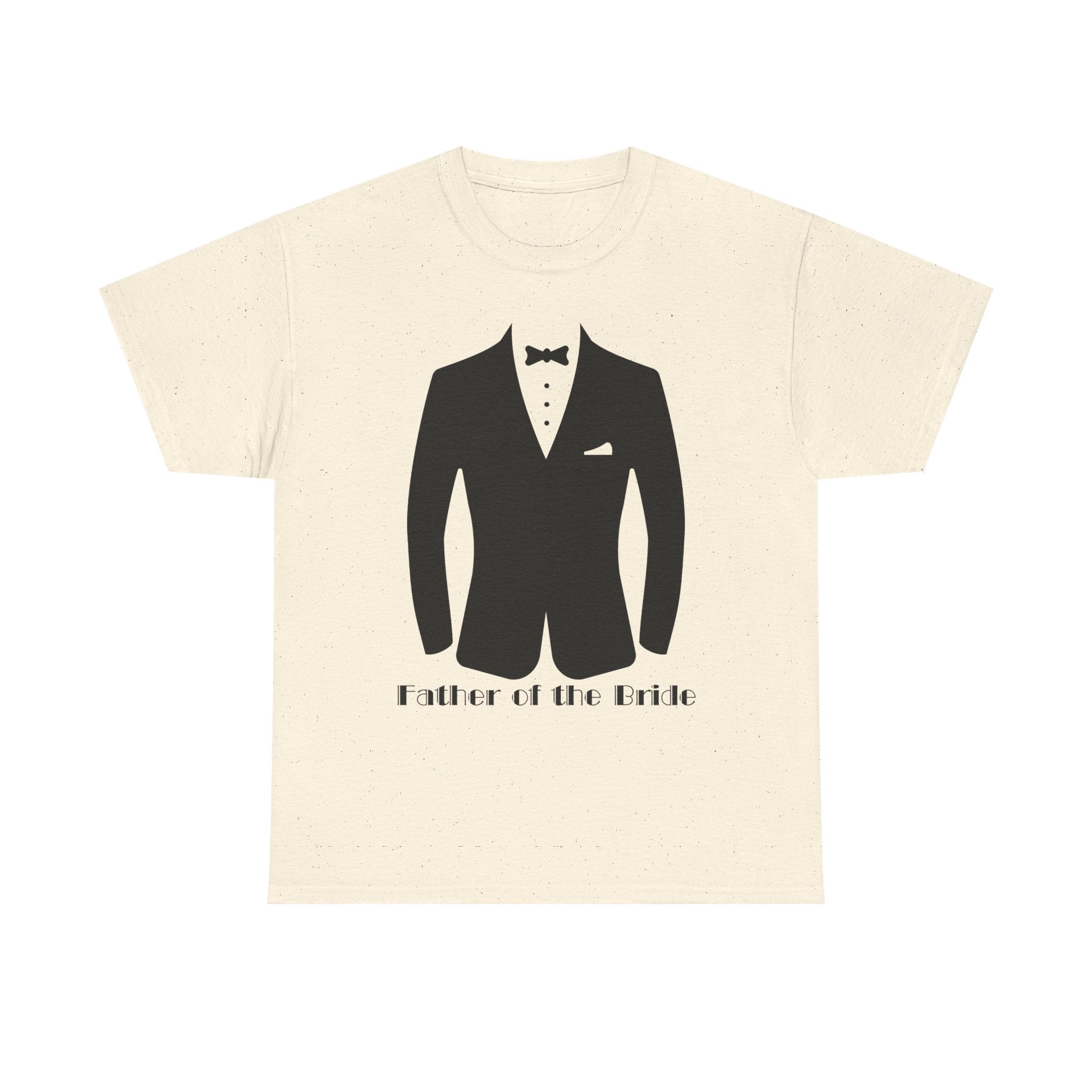 Father of the Bride Unisex Heavy Cotton Tee, Wedding Gift, Father's Day Shirt, Groom's Dad Tee, Special Occasion T-Shirt