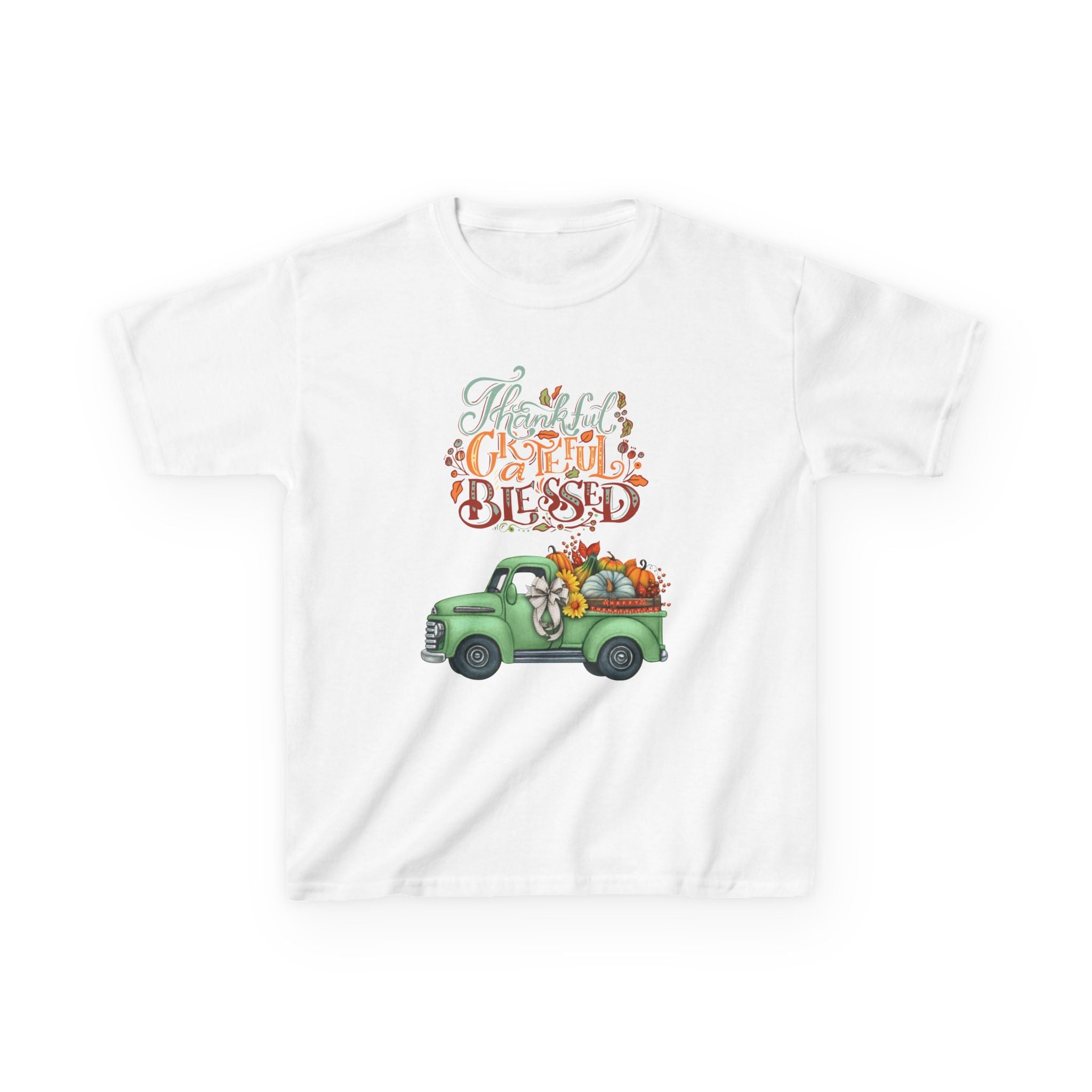 Blessed Fall Kids Tee, Adorable Autumn Shirt, Cute Harvest T-Shirt, Thanksgiving Gift for Kids, Comfy Cotton Youth Apparel