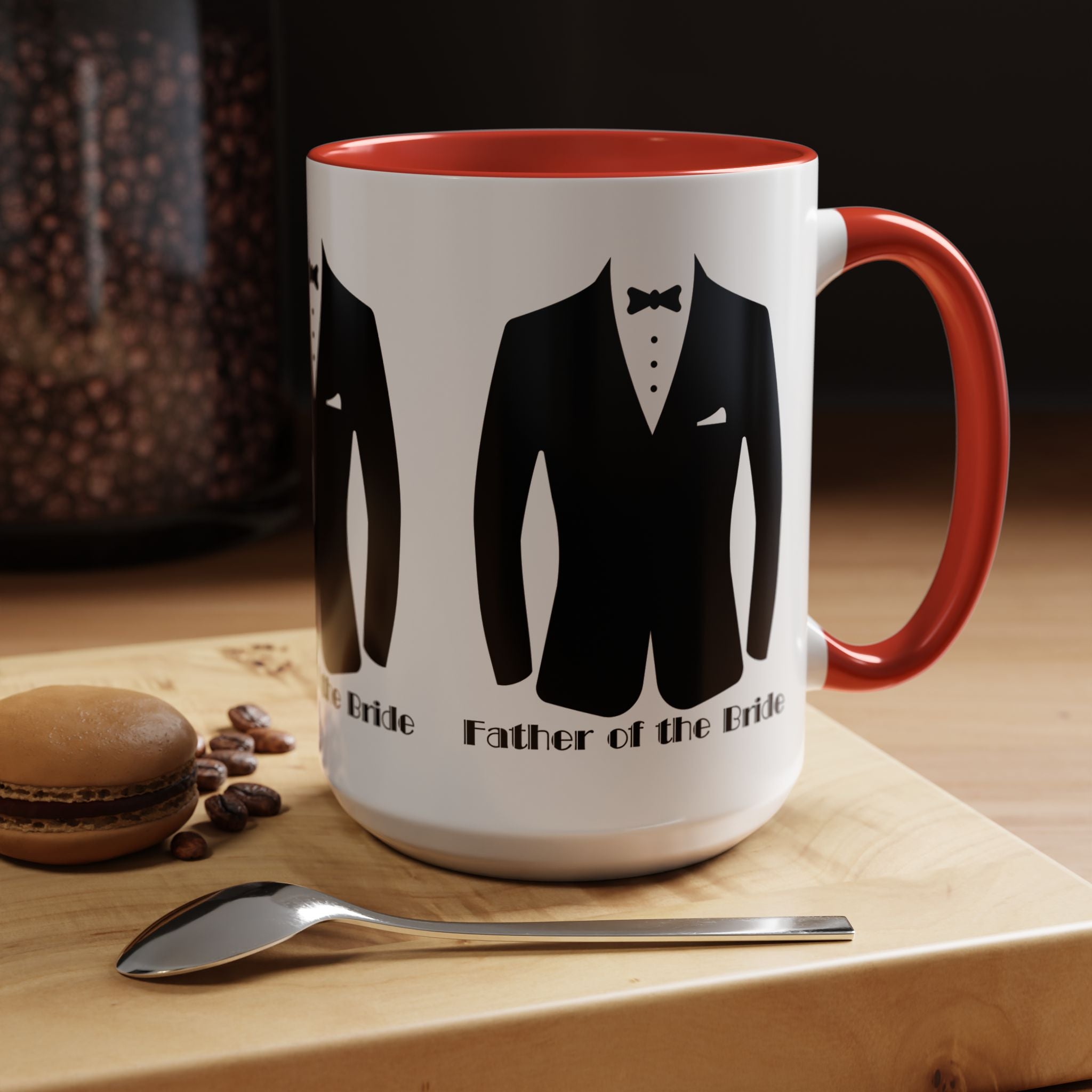 Father of the Bride Mug  11, 15oz| Wedding Day Gift | Elegant Keepsake for Dad