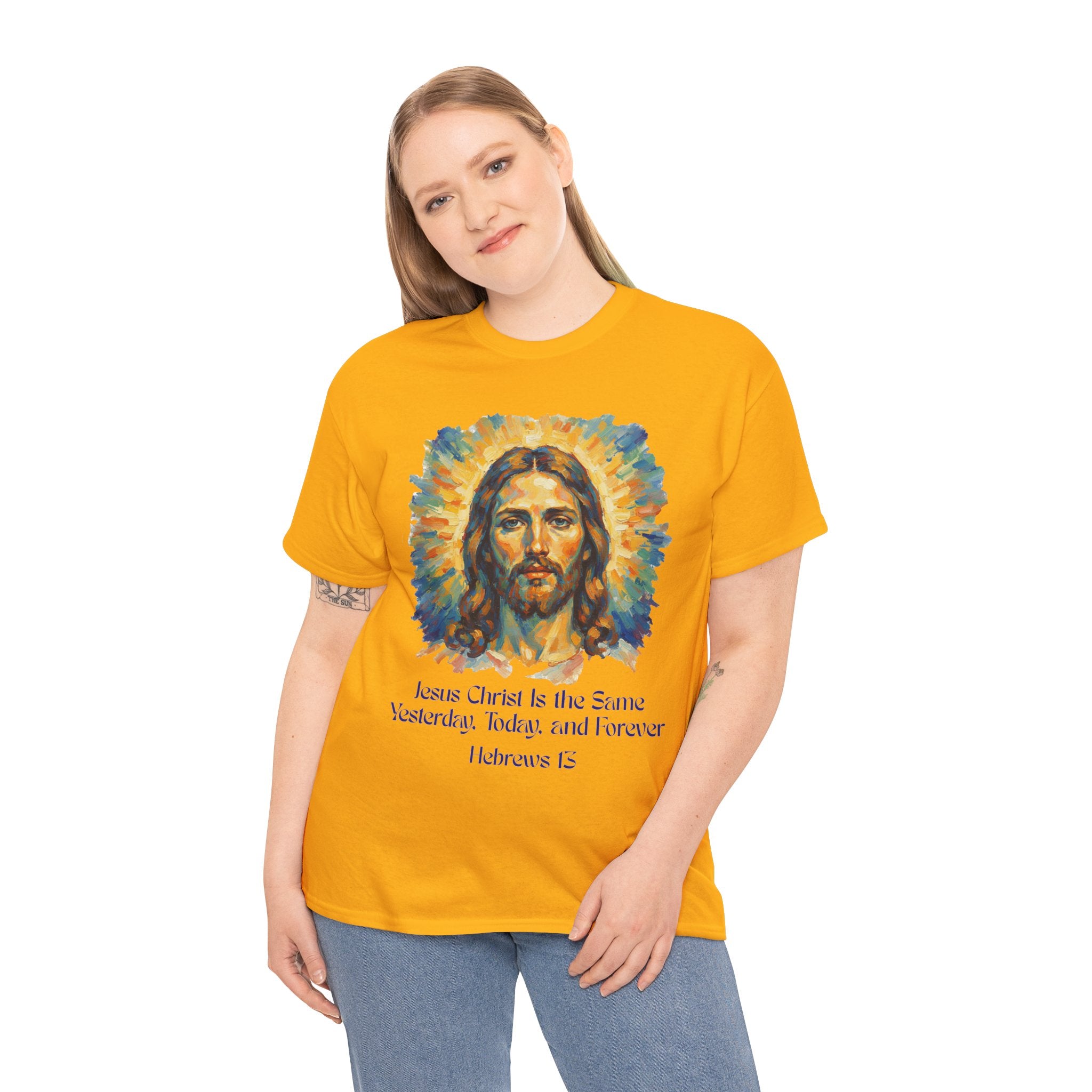 Jesus Portrait – Van Gogh Inspired Style Religious Inspirational Tee - Jesus Christ Design, Faith Shirt, Christian Clothing, Birthday Gift, Everyday Wear