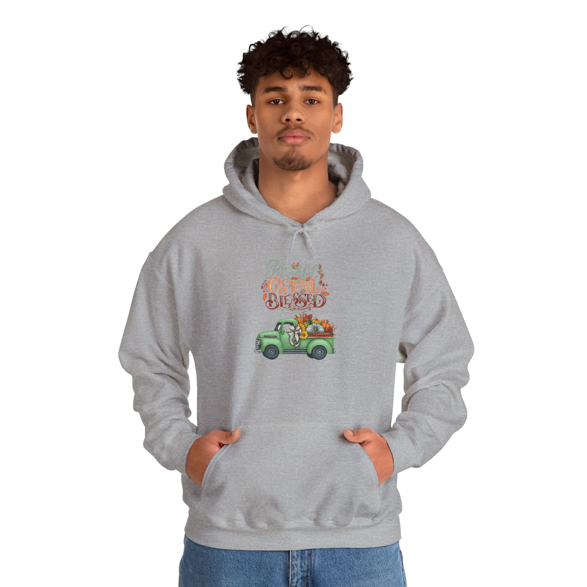 Festive Truck Sweatshirt - Cozy Holiday Hoodie, Winter Gift, Christmas Apparel, Unisex Clothing, Seasonal Fashion