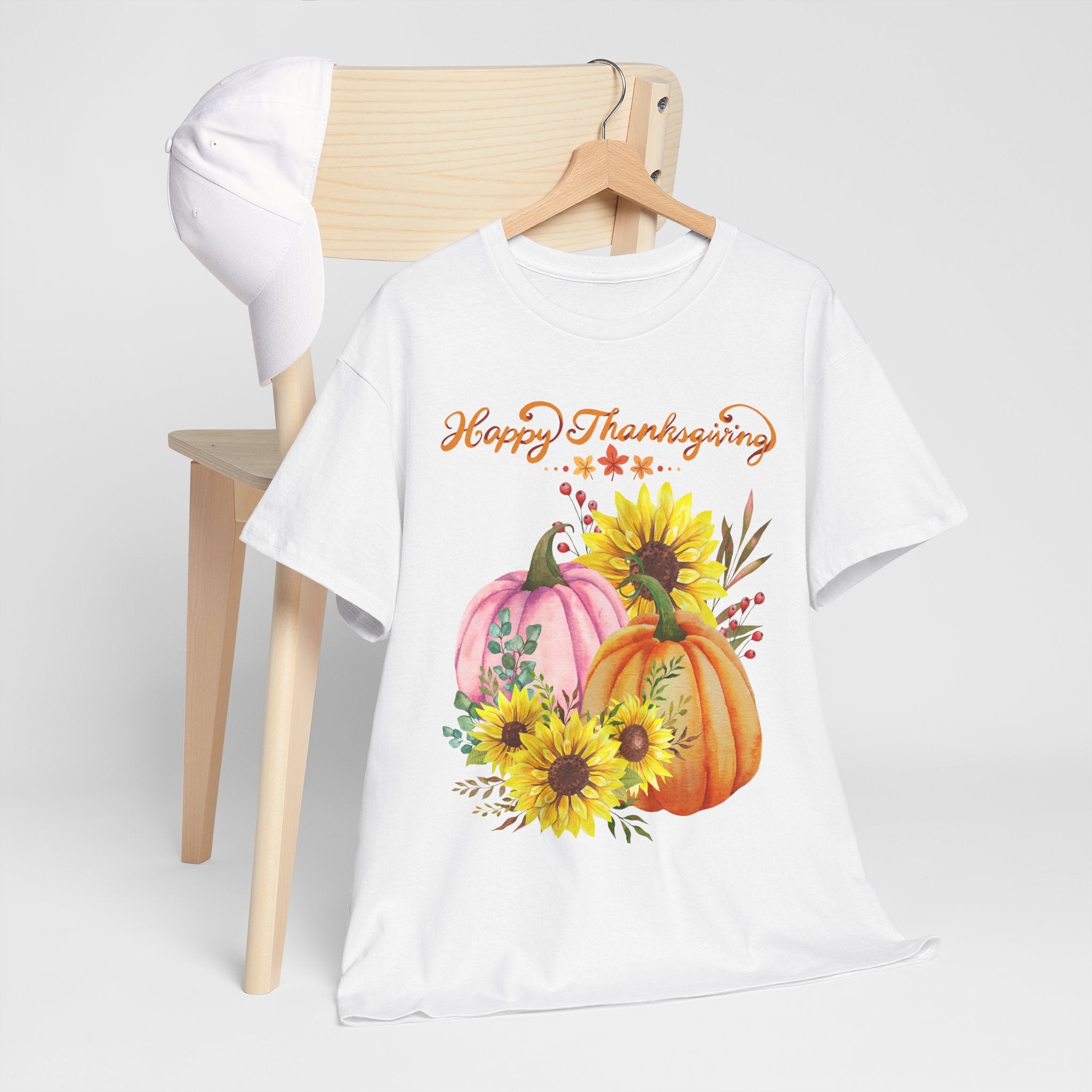 Thanksgiving T-shirts, Pumpkin Tee, Autumn Shirt, Unisex Fall Apparel, Holiday Gift, Cozy Outfit, Harvest Festival Clothing
