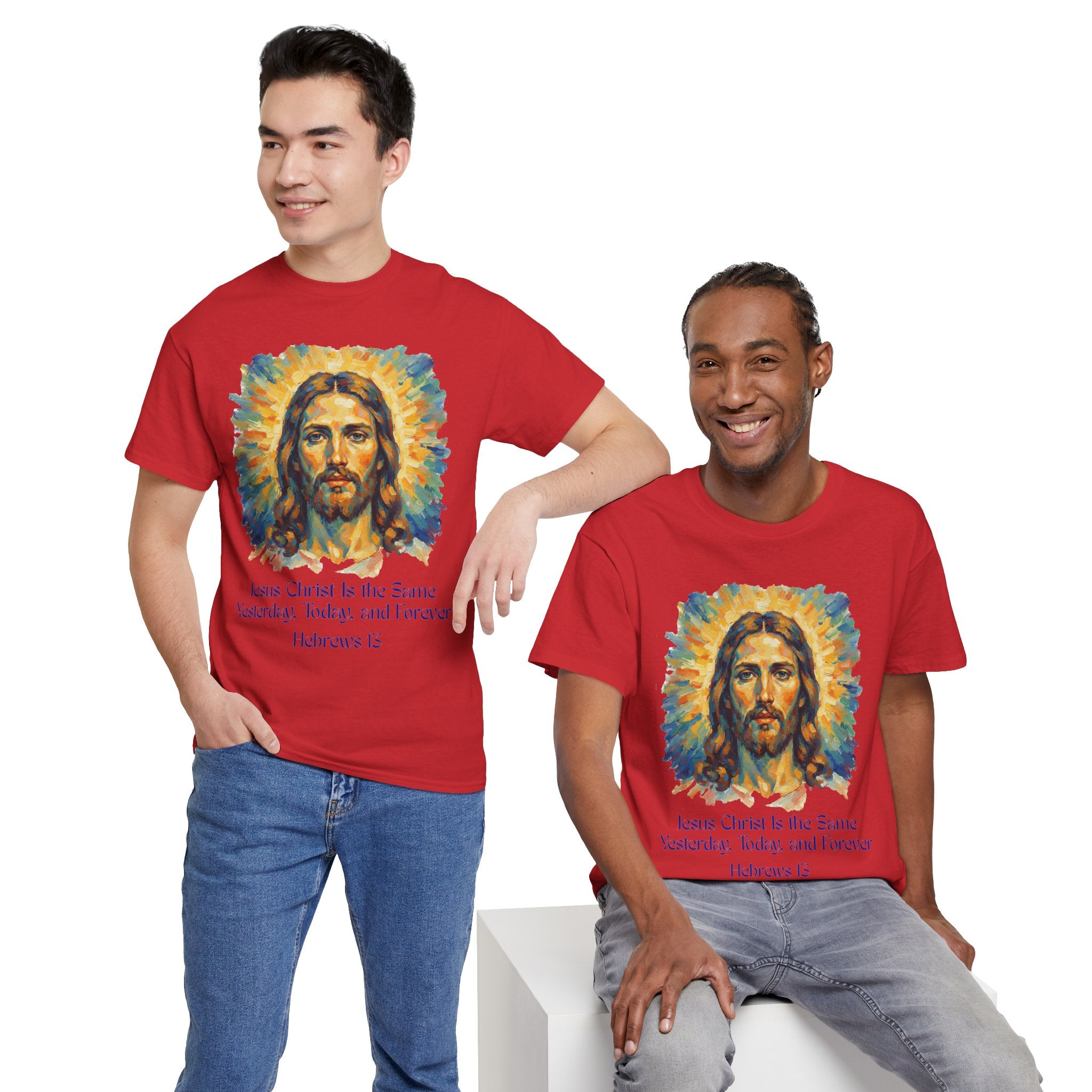 Jesus Portrait – Van Gogh Inspired Style Religious Inspirational Tee - Jesus Christ Design, Faith Shirt, Christian Clothing, Birthday Gift, Everyday Wear