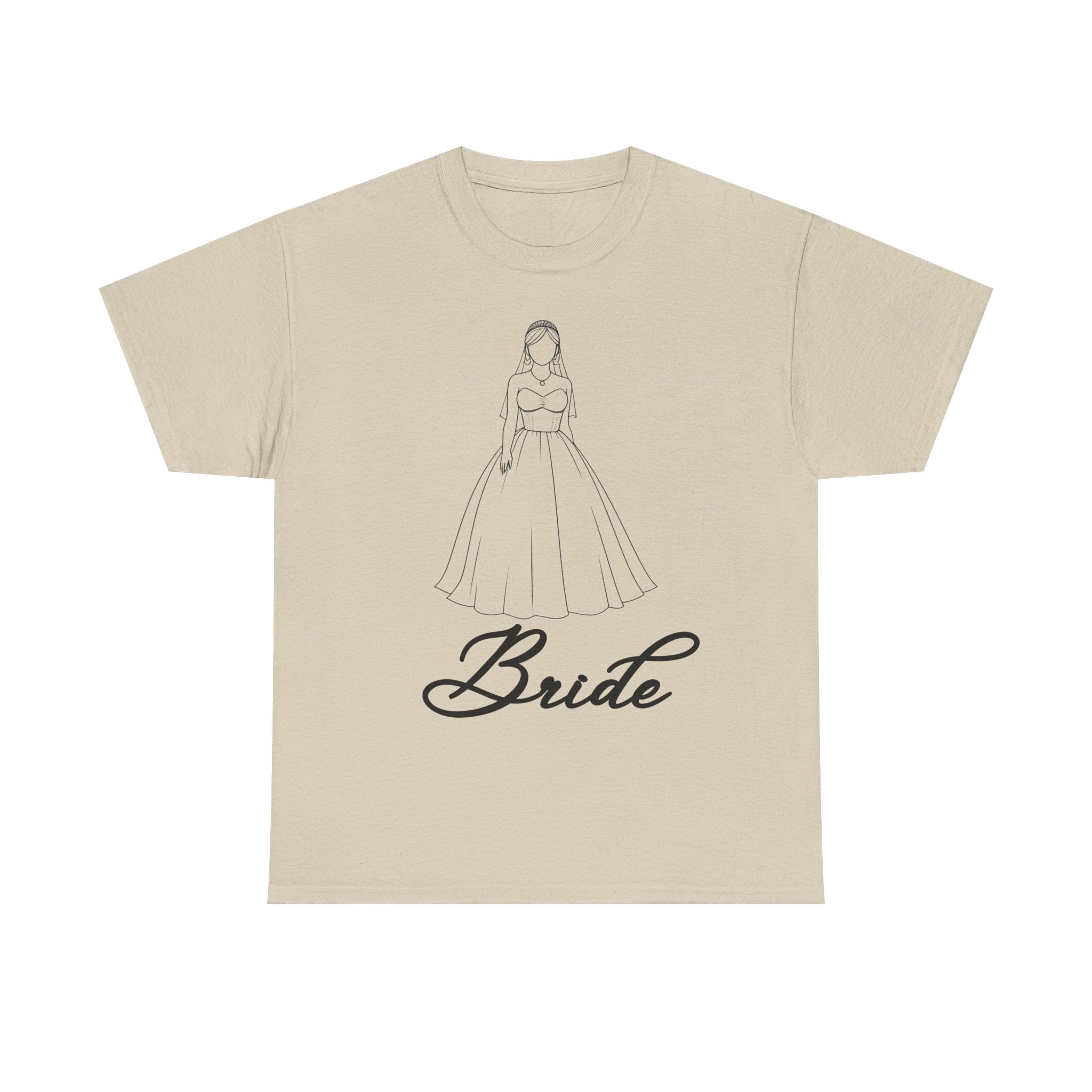 Bride Graphic Unisex Heavy Cotton Tee, Wedding Shirt, Bridal Party Gift, Engagement Celebration, Bride-to-Be Apparel, Wedding Day Outfit