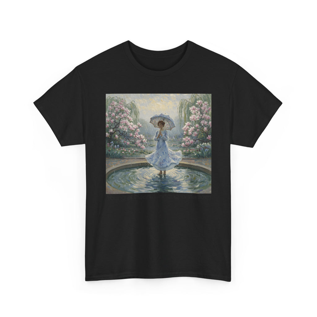 Elegant Floral Dance Unisex Tee, Casual Wear, Art Lover Gift, Spring Fashion, Unique Graphic Shirt