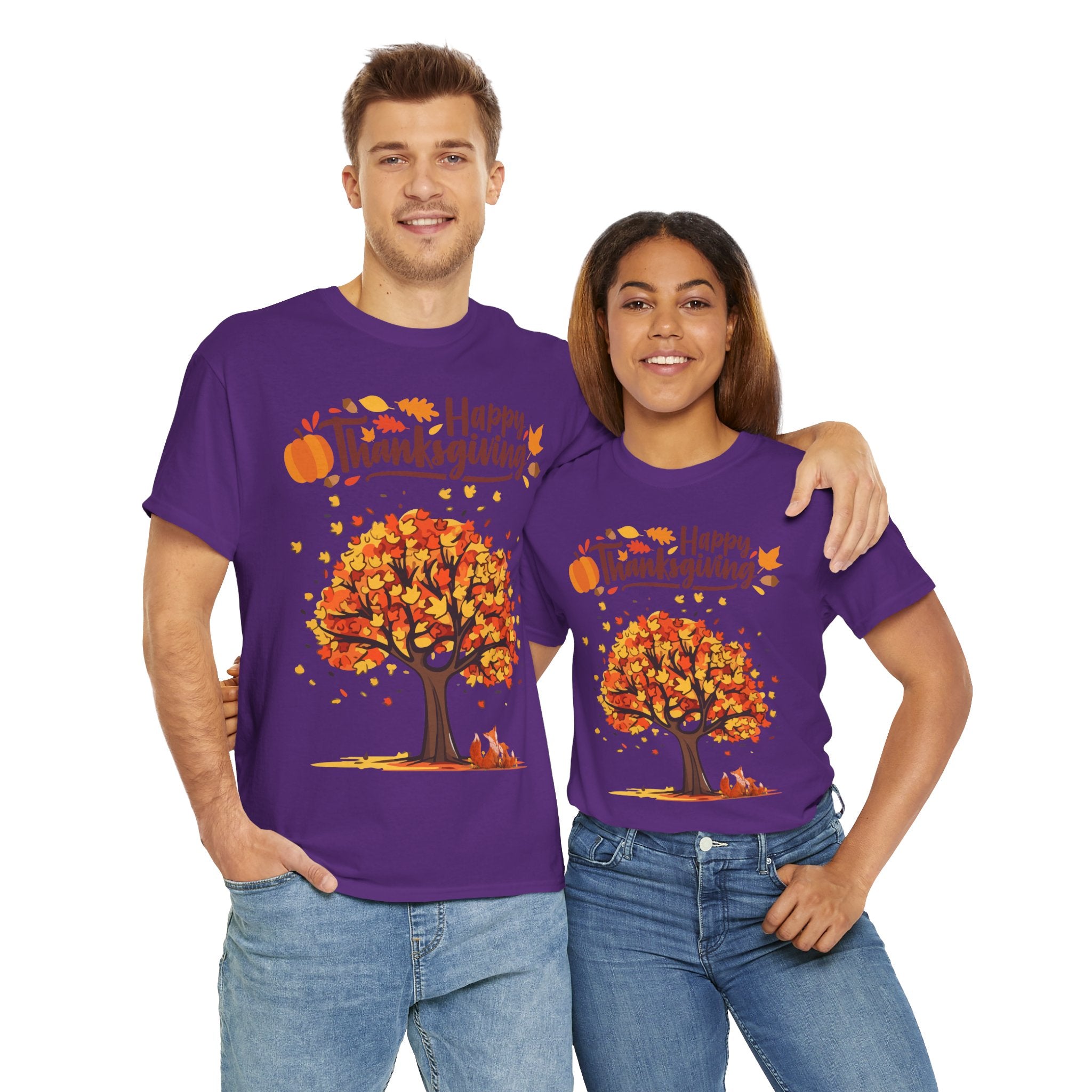 Thanksgiving Tree Tee, Autumn Shirt, Fall Apparel, Family Gathering Top, Seasonal Wear, Thanksgiving Gift