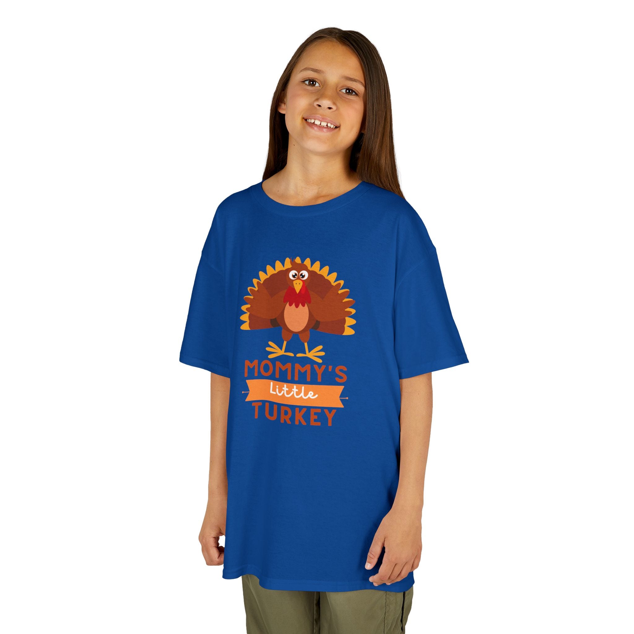 Mommy's Little Turkey Kids Tee - Thanksgiving Gift, Holiday Apparel, Cute Kids Clothing, Family Gathering, Kid's Casual Wear
