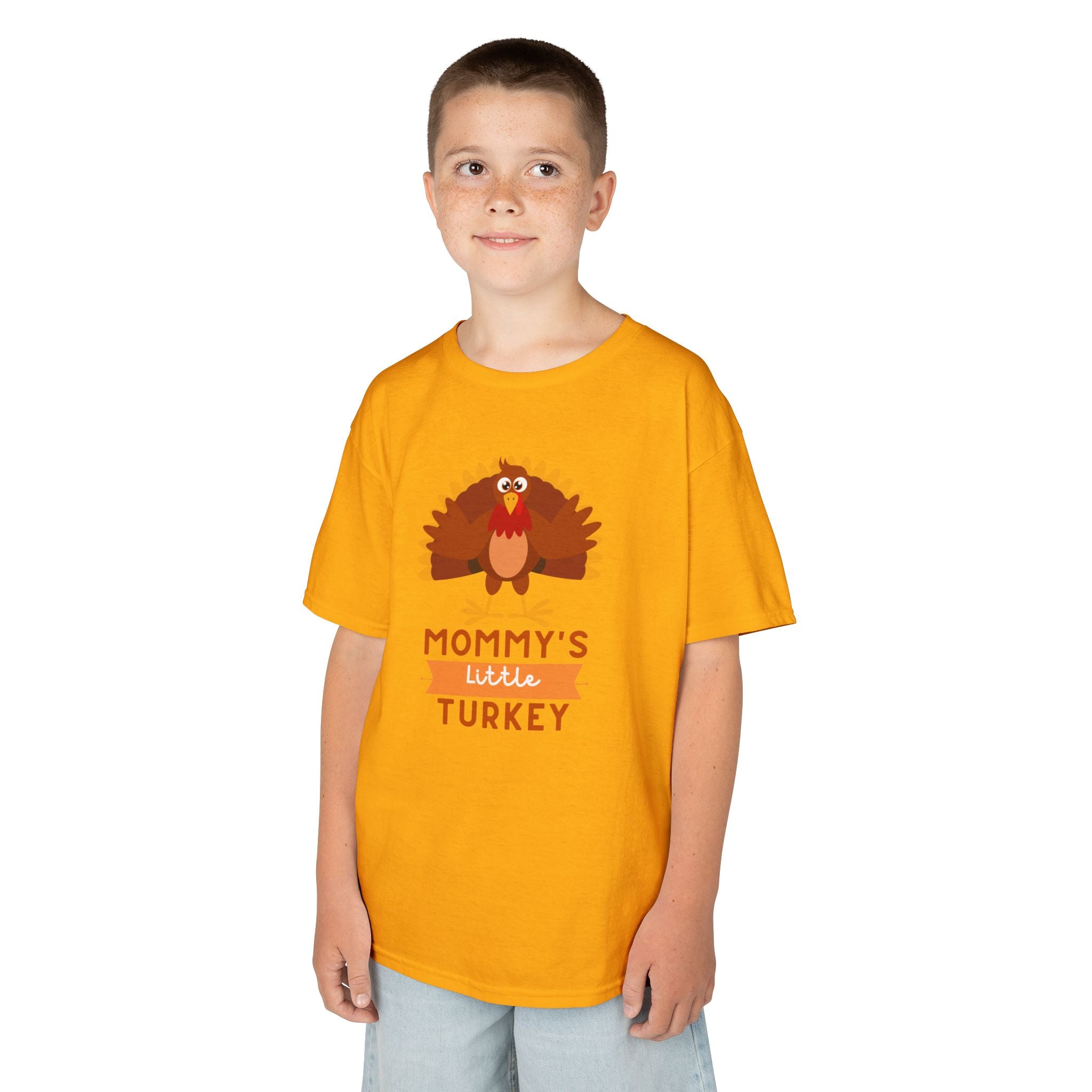 Mommy's Little Turkey Kids Tee - Thanksgiving Gift, Holiday Apparel, Cute Kids Clothing, Family Gathering, Kid's Casual Wear