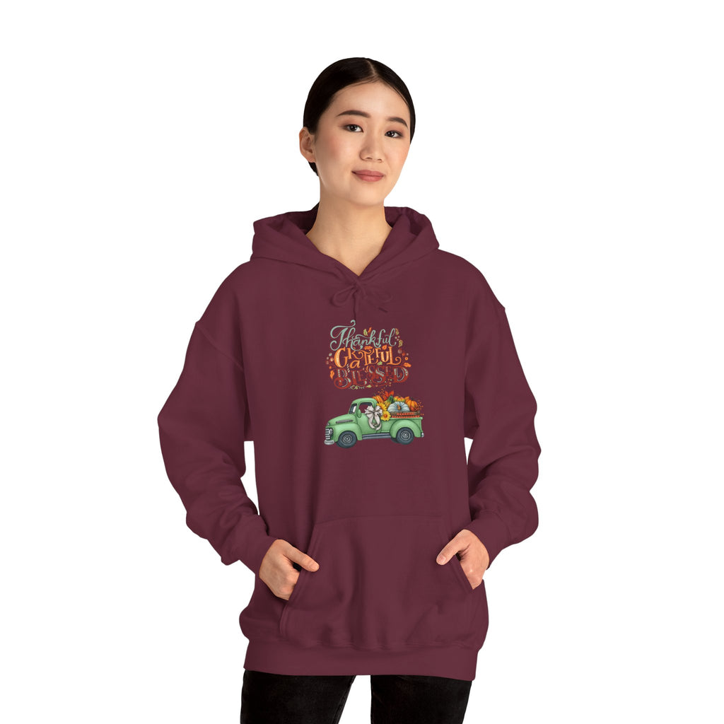 Festive Truck Sweatshirt - Cozy Holiday Hoodie, Winter Gift, Christmas Apparel, Unisex Clothing, Seasonal Fashion