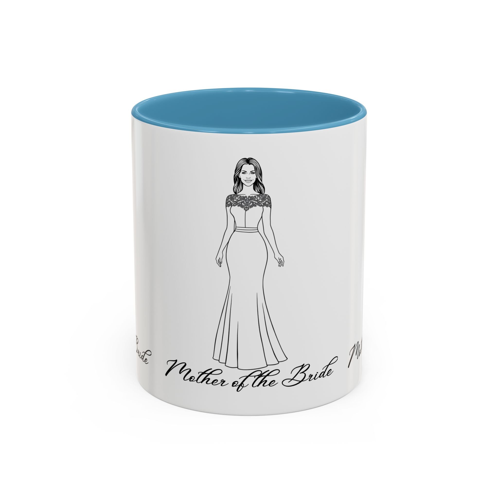 The Mother of the Bride- Accent Coffee Mug (11, 15oz)