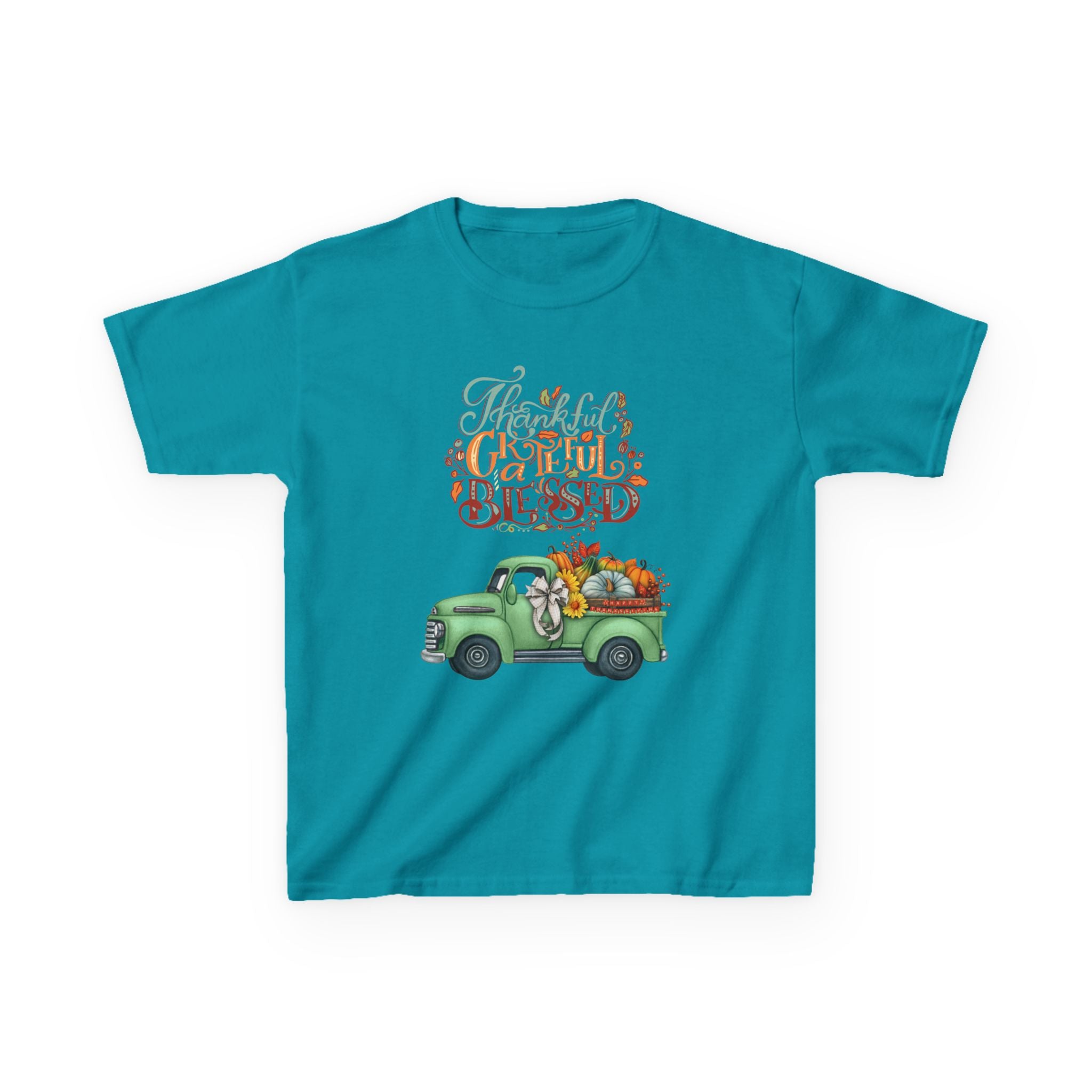 Blessed Fall Kids Tee, Adorable Autumn Shirt, Cute Harvest T-Shirt, Thanksgiving Gift for Kids, Comfy Cotton Youth Apparel