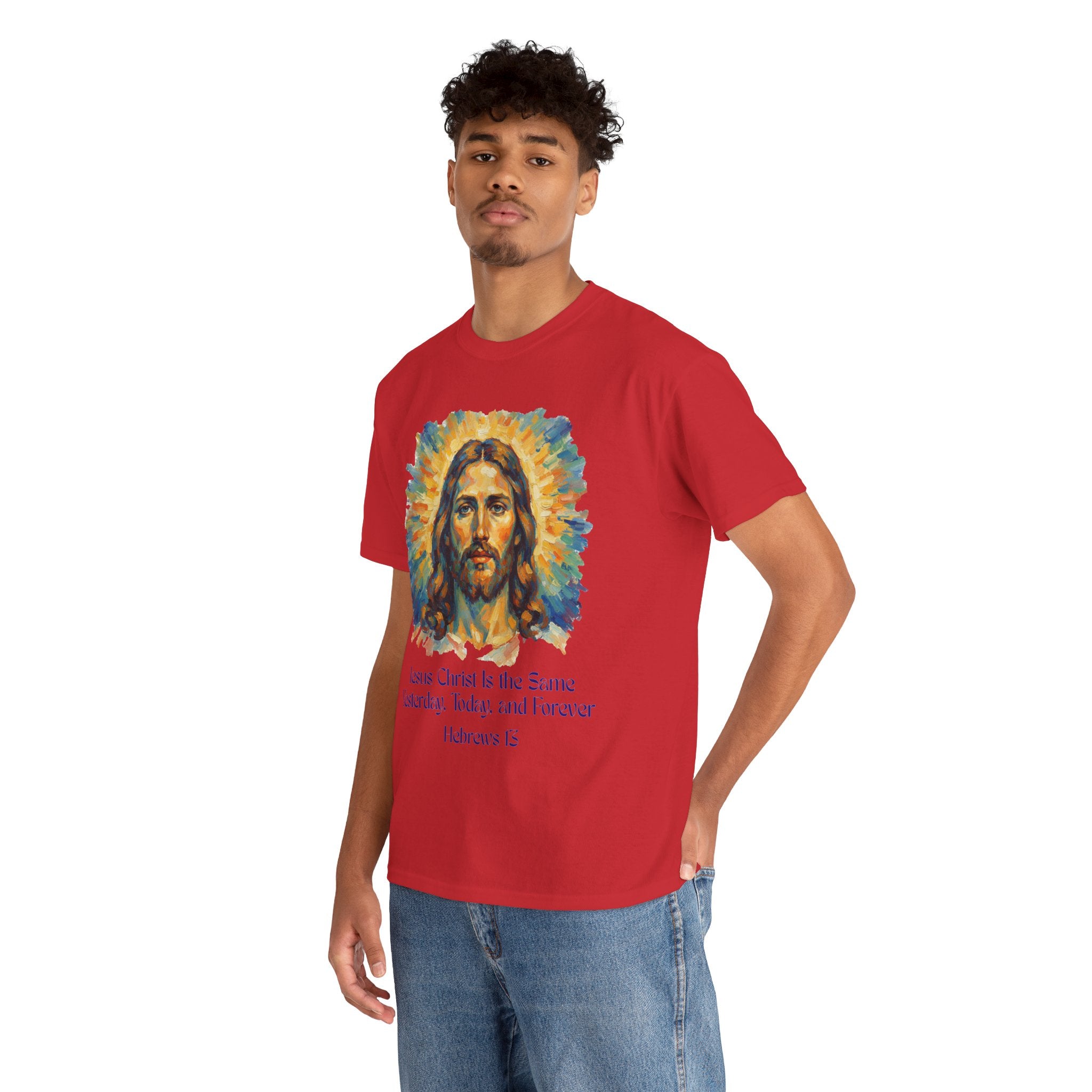 Jesus Portrait – Van Gogh Inspired Style Religious Inspirational Tee - Jesus Christ Design, Faith Shirt, Christian Clothing, Birthday Gift, Everyday Wear