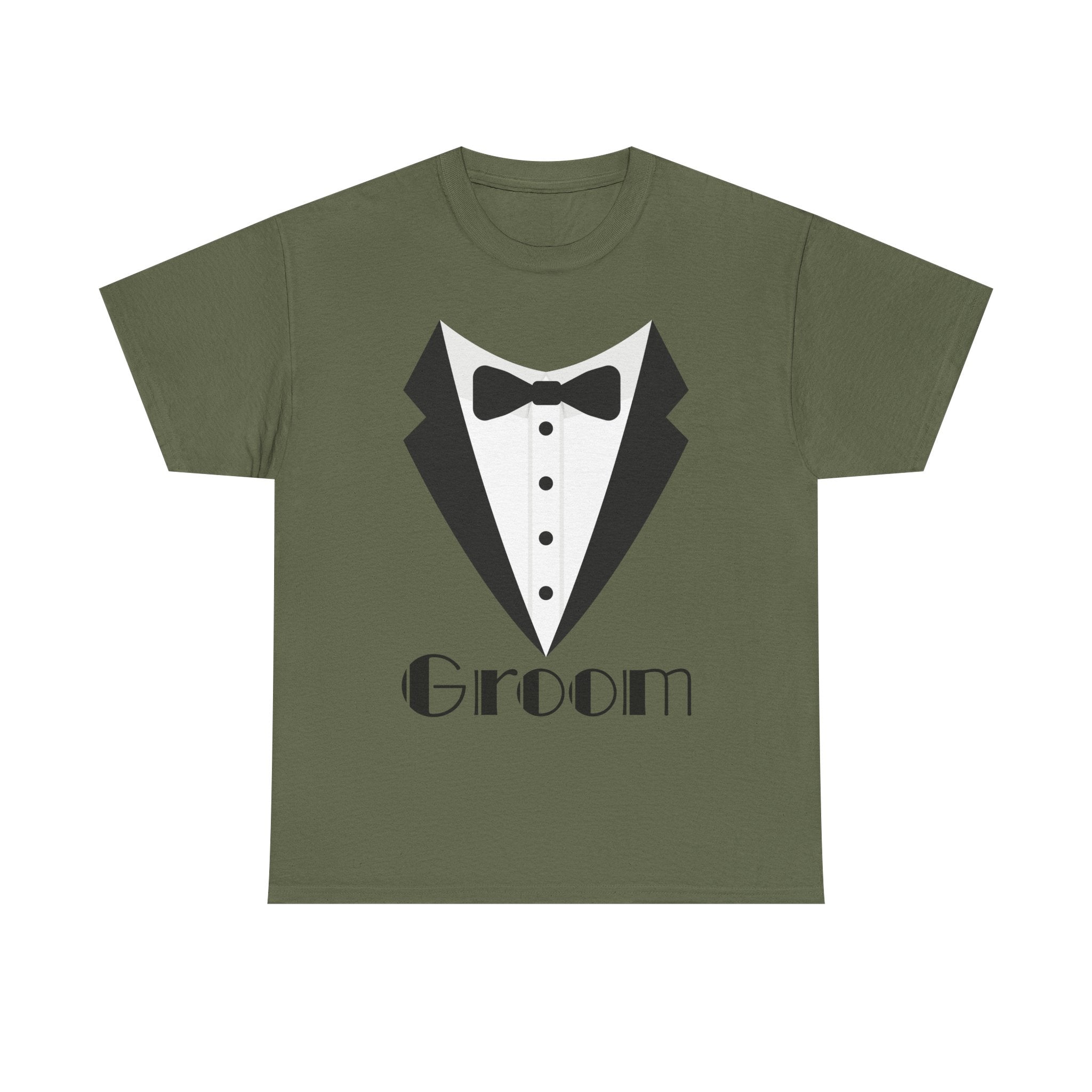 Groom T-Shirt, Unisex Heavy Cotton Tee for Weddings, Bachelor Parties, Groomsmen Gifts, Casual Wear, Bridal Showers