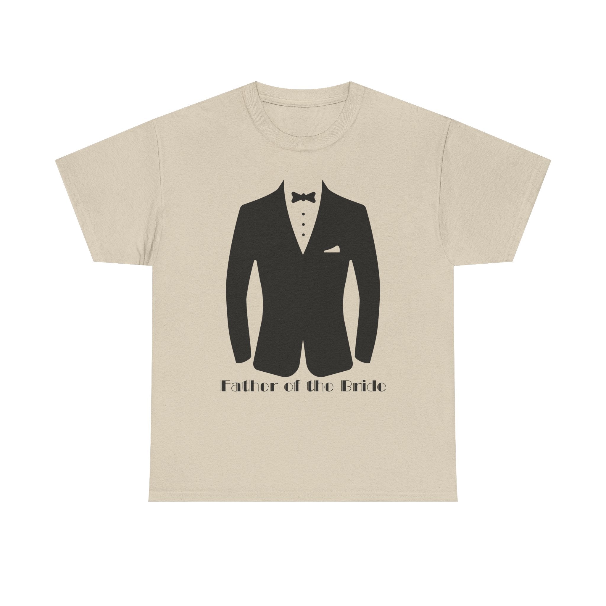 Father of the Bride Unisex Heavy Cotton Tee, Wedding Gift, Father's Day Shirt, Groom's Dad Tee, Special Occasion T-Shirt