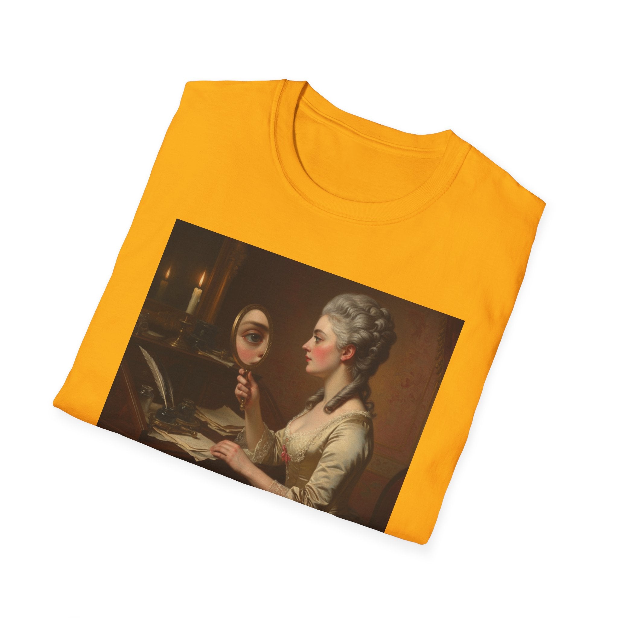 Artistic Vintage T-Shirt with 'A Gaze, Endless Stories' Design, Perfect for Art Lovers, Gifts, Casual Wear, Museum Visits, Art Class