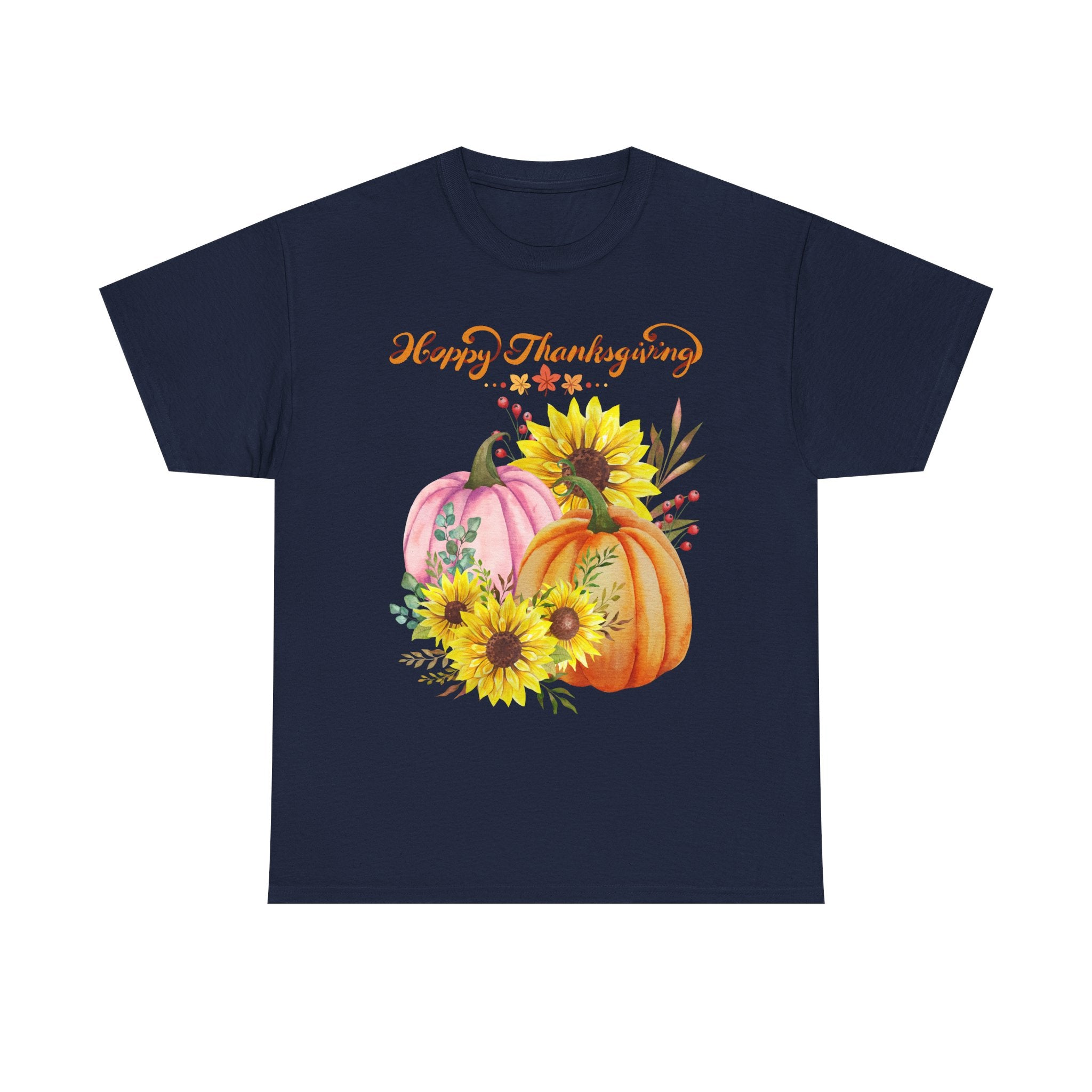 Thanksgiving T-shirts, Pumpkin Tee, Autumn Shirt, Unisex Fall Apparel, Holiday Gift, Cozy Outfit, Harvest Festival Clothing