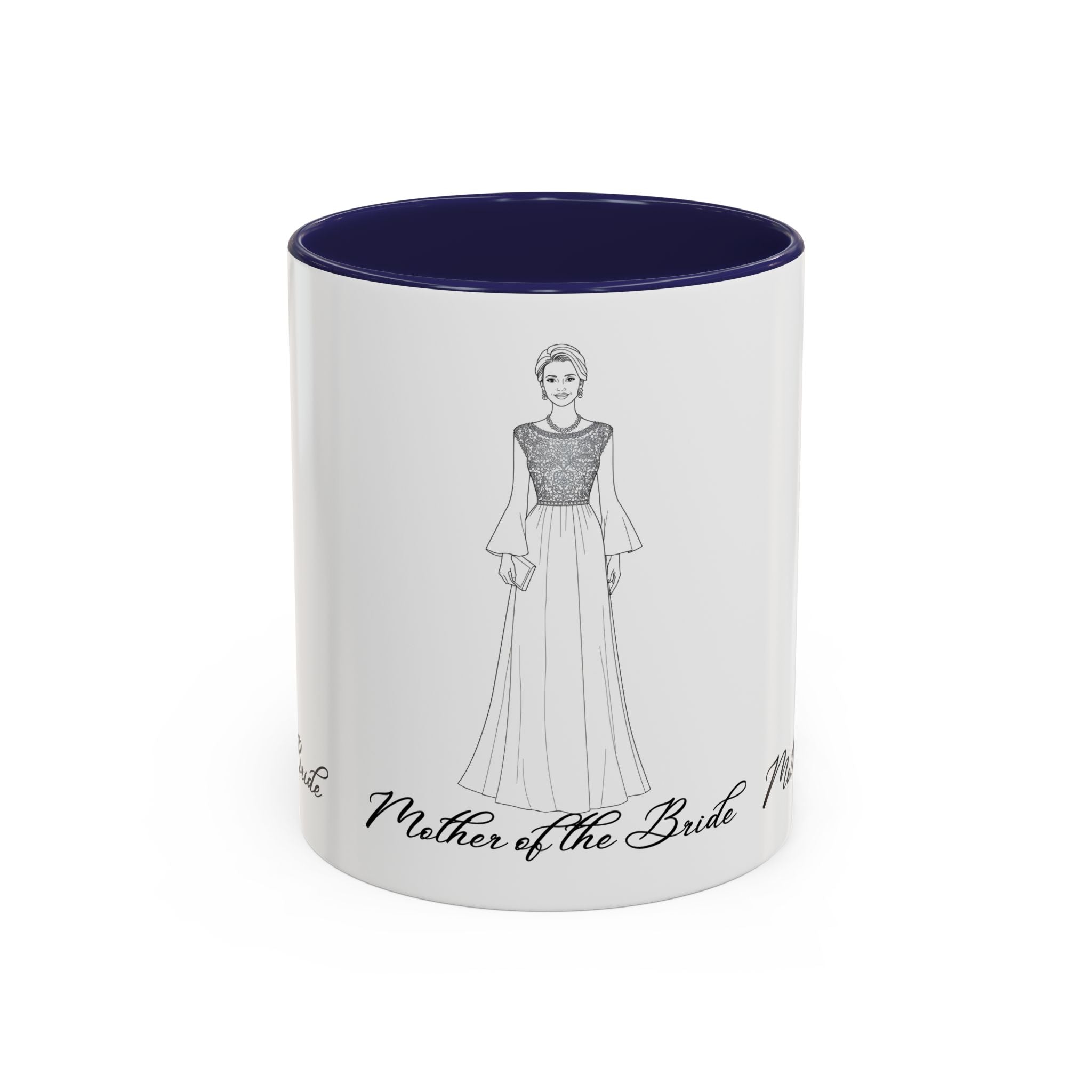 Mother of the Bride -Accent Coffee Mug (11, 15oz)