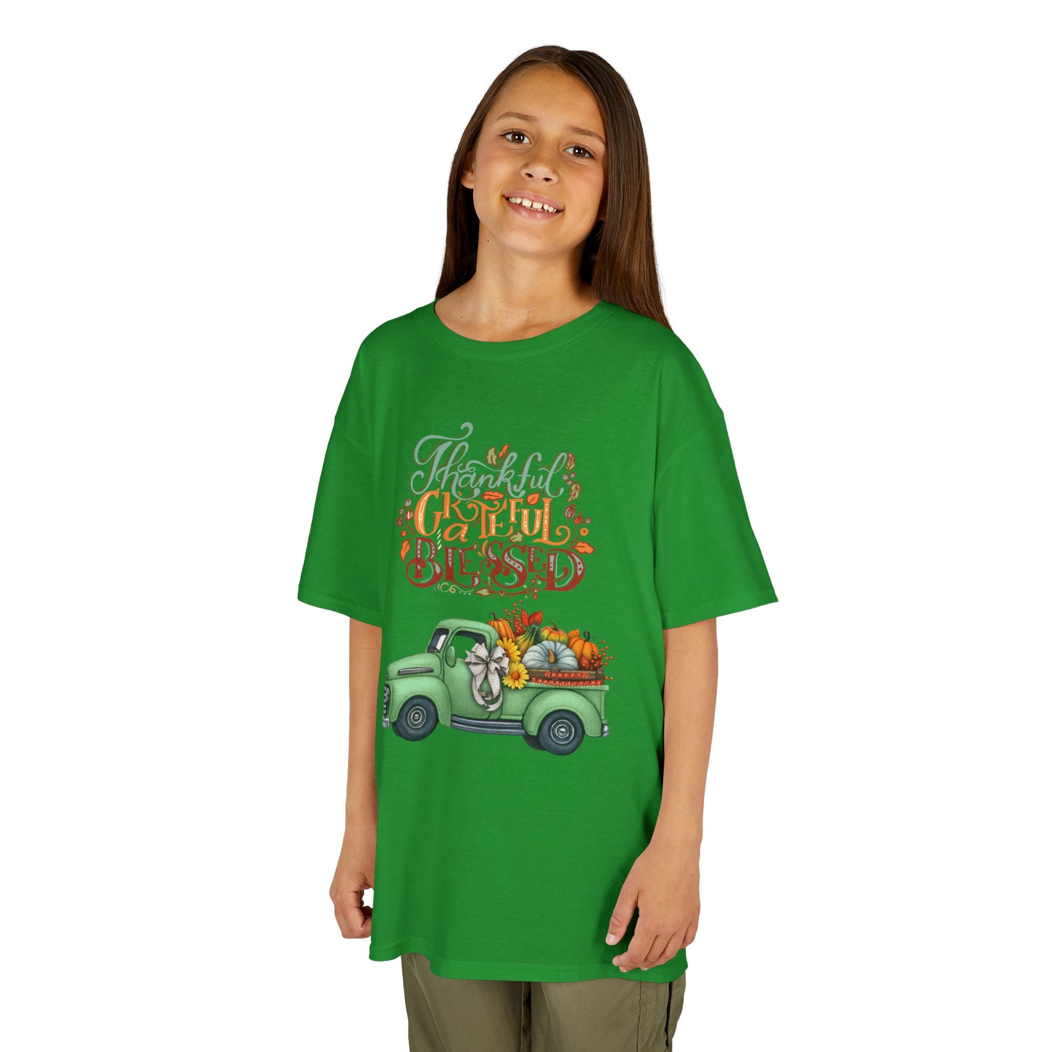 Blessed Fall Kids Tee, Adorable Autumn Shirt, Cute Harvest T-Shirt, Thanksgiving Gift for Kids, Comfy Cotton Youth Apparel