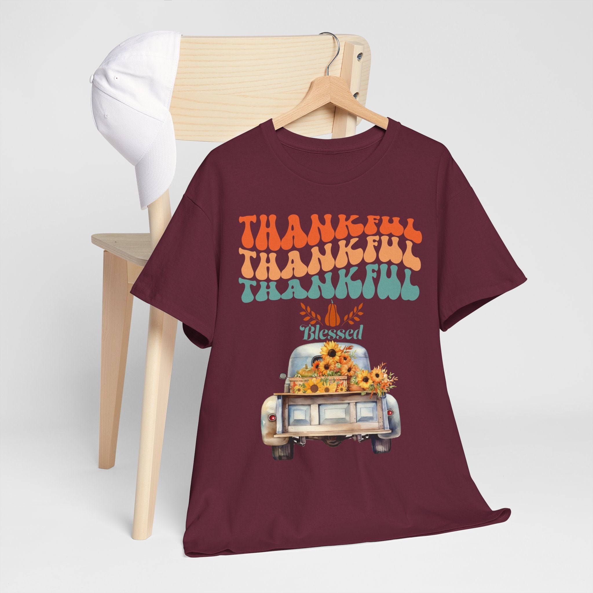 Thankful Vibes Unisex Tee - Perfect for Thanksgiving, Gratitude, Casual Wear, Gifts, Summer Days