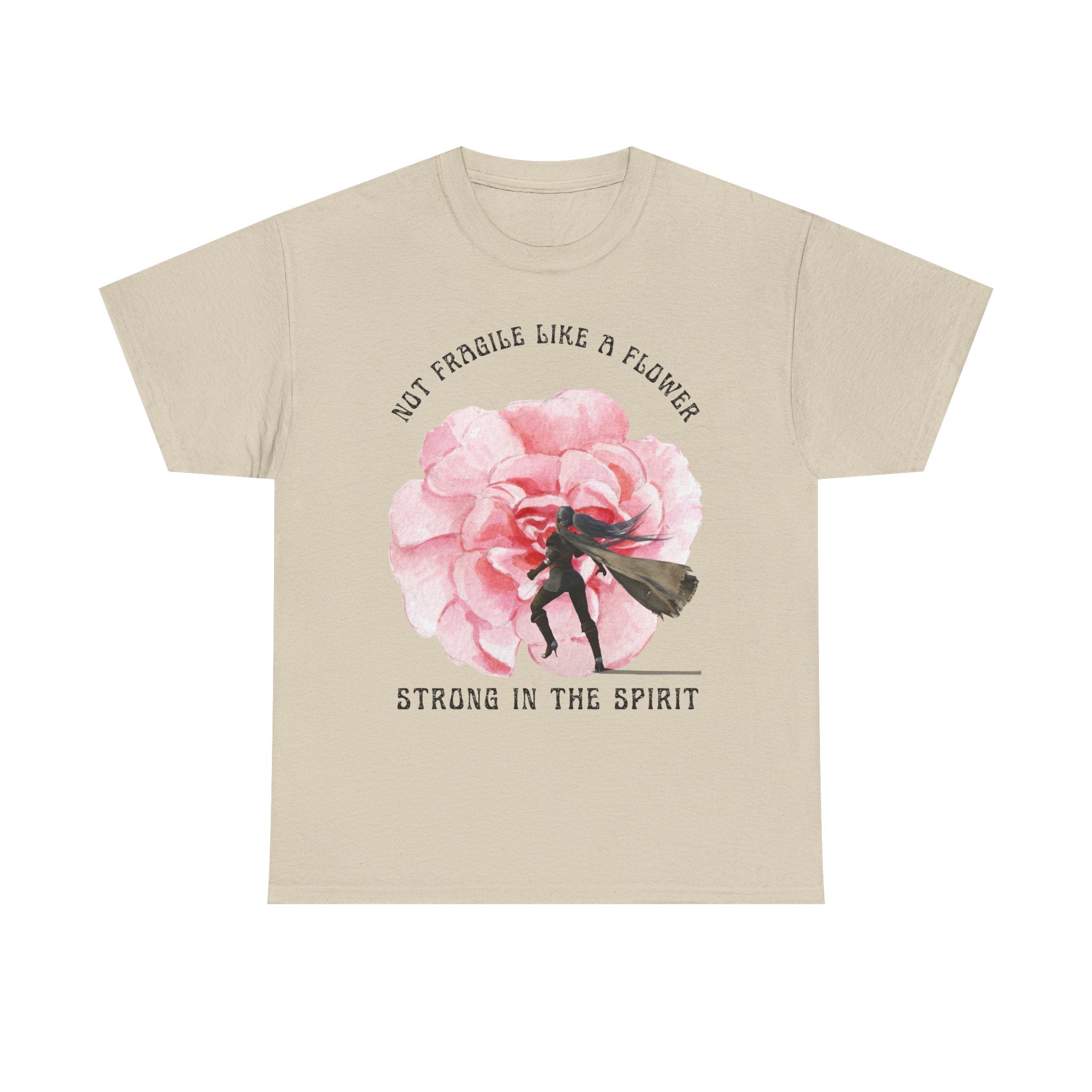 Floral Empowerment Tee, Not Fragile Like a Flower, Strong in the Spirit Shirt, Inspirational Unisex T-Shirt, Gift for Women, [...]