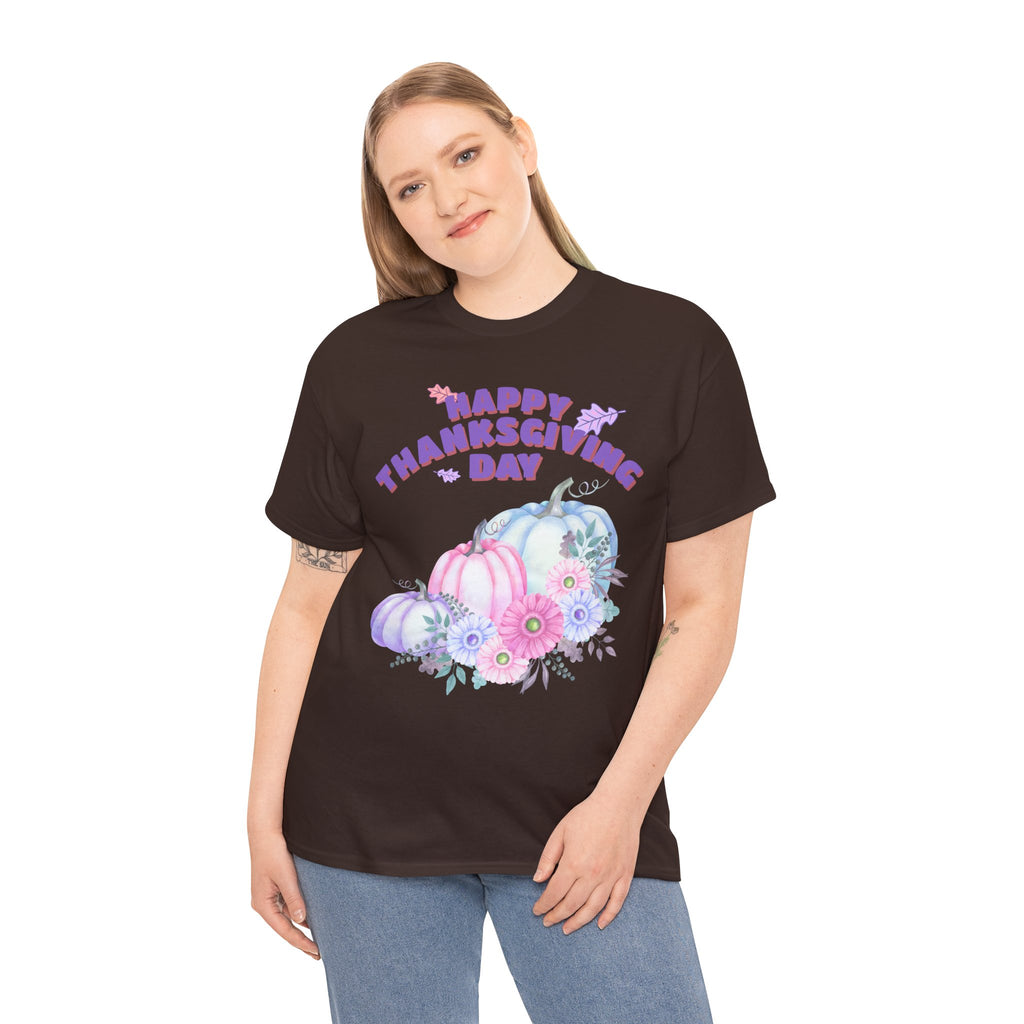 Thanksgiving Celebration Tee, Happy Thanksgiving Day Shirt, Fall T-Shirt, Holiday Gift, Unisex Cotton Top, Autumn Fashion