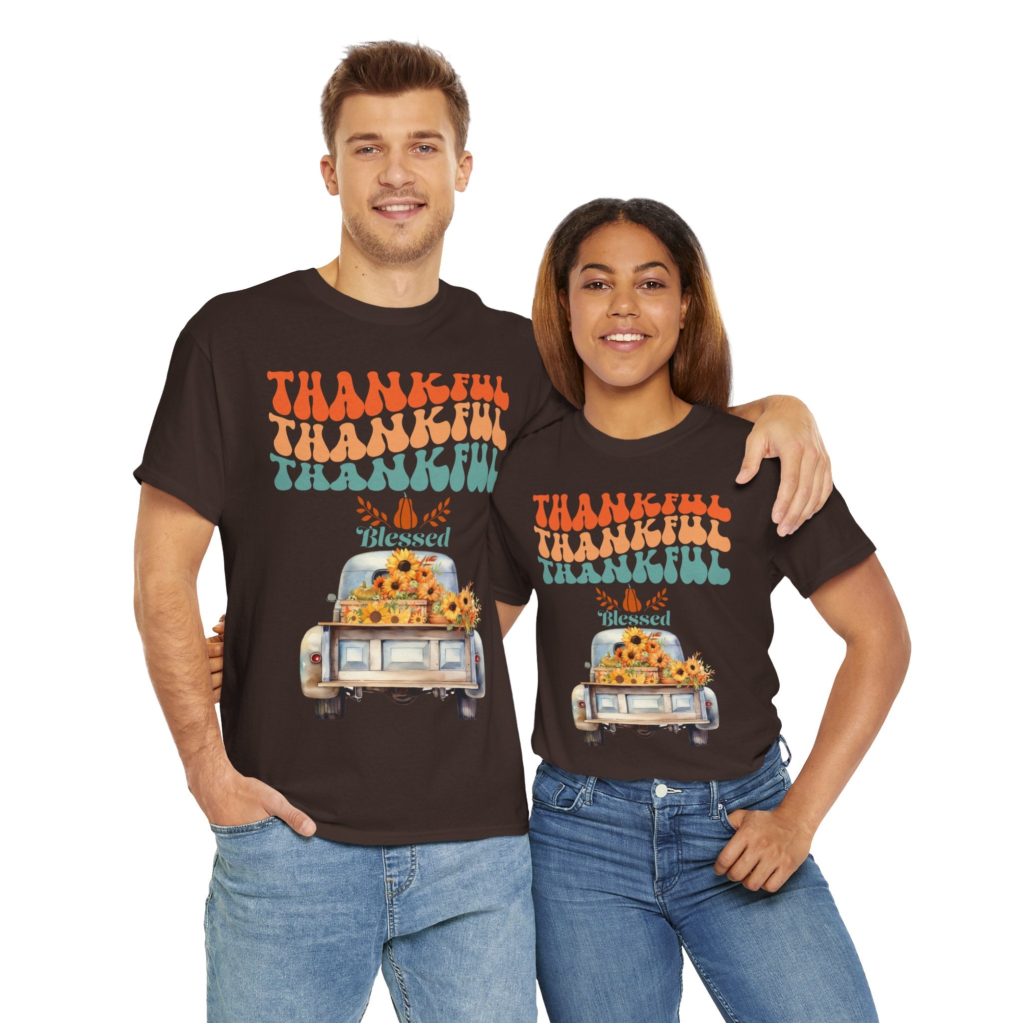 Thankful Vibes Unisex Tee - Perfect for Thanksgiving, Gratitude, Casual Wear, Gifts, Summer Days