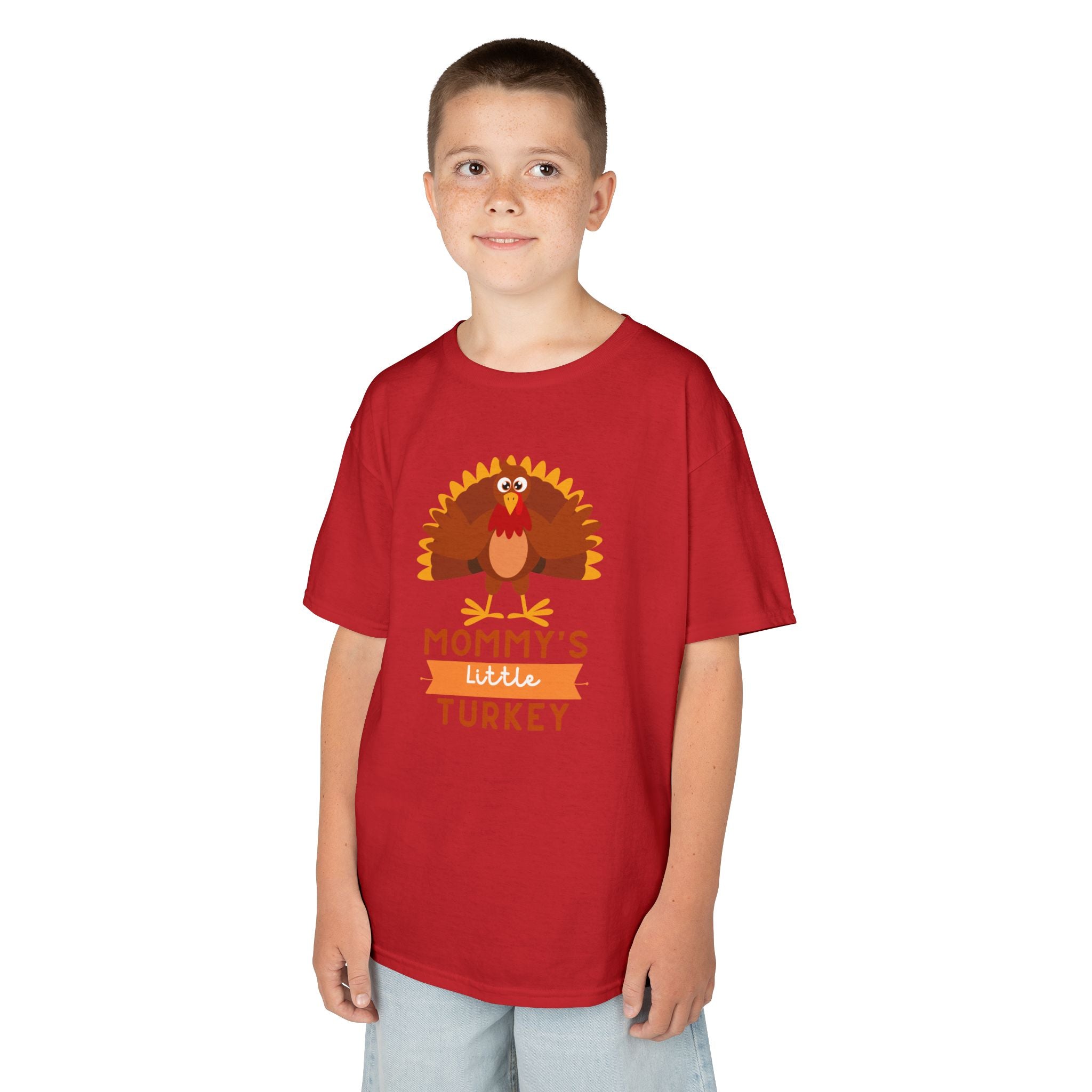 Mommy's Little Turkey Kids Tee - Thanksgiving Gift, Holiday Apparel, Cute Kids Clothing, Family Gathering, Kid's Casual Wear