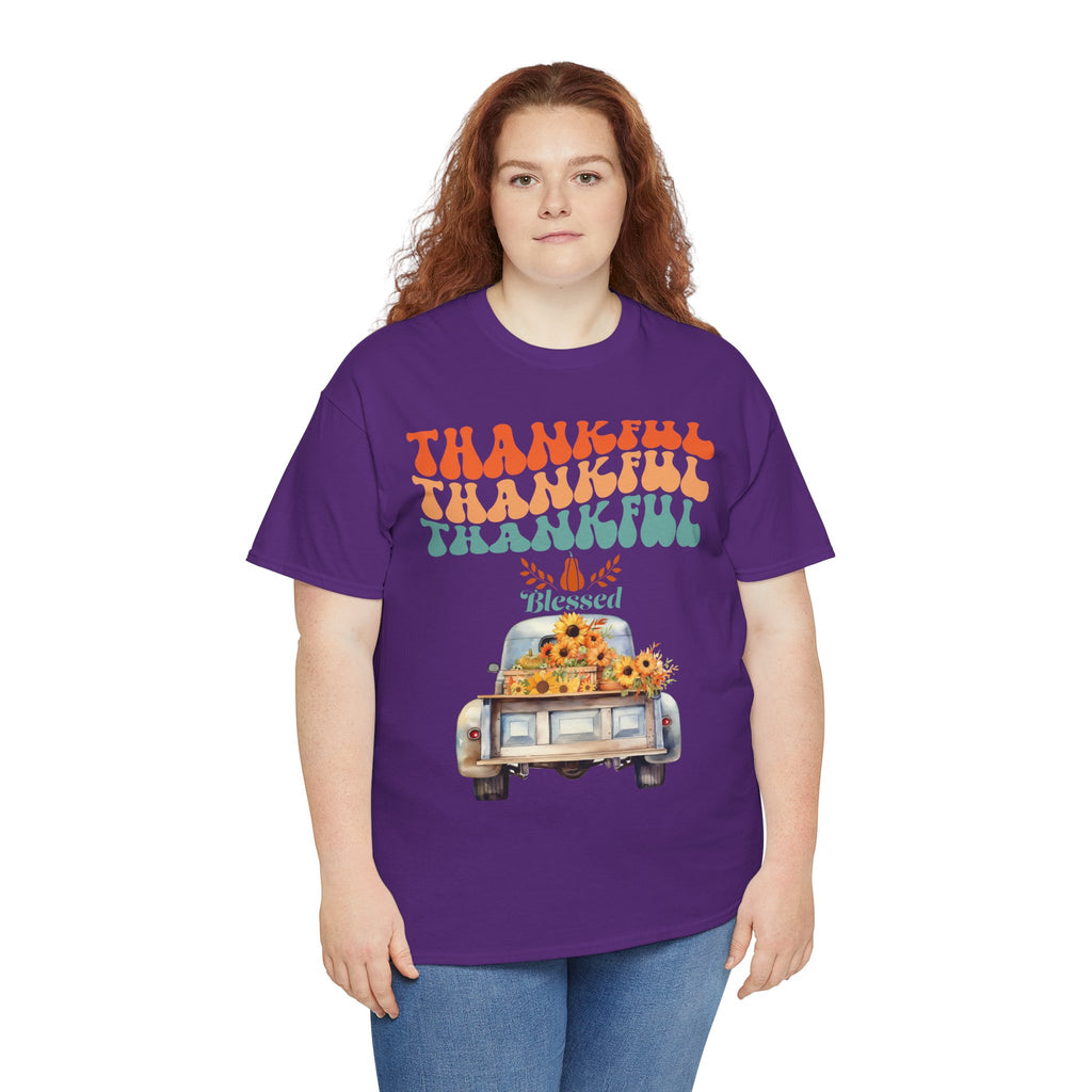 Thankful Vibes Unisex Tee - Perfect for Thanksgiving, Gratitude, Casual Wear, Gifts, Summer Days