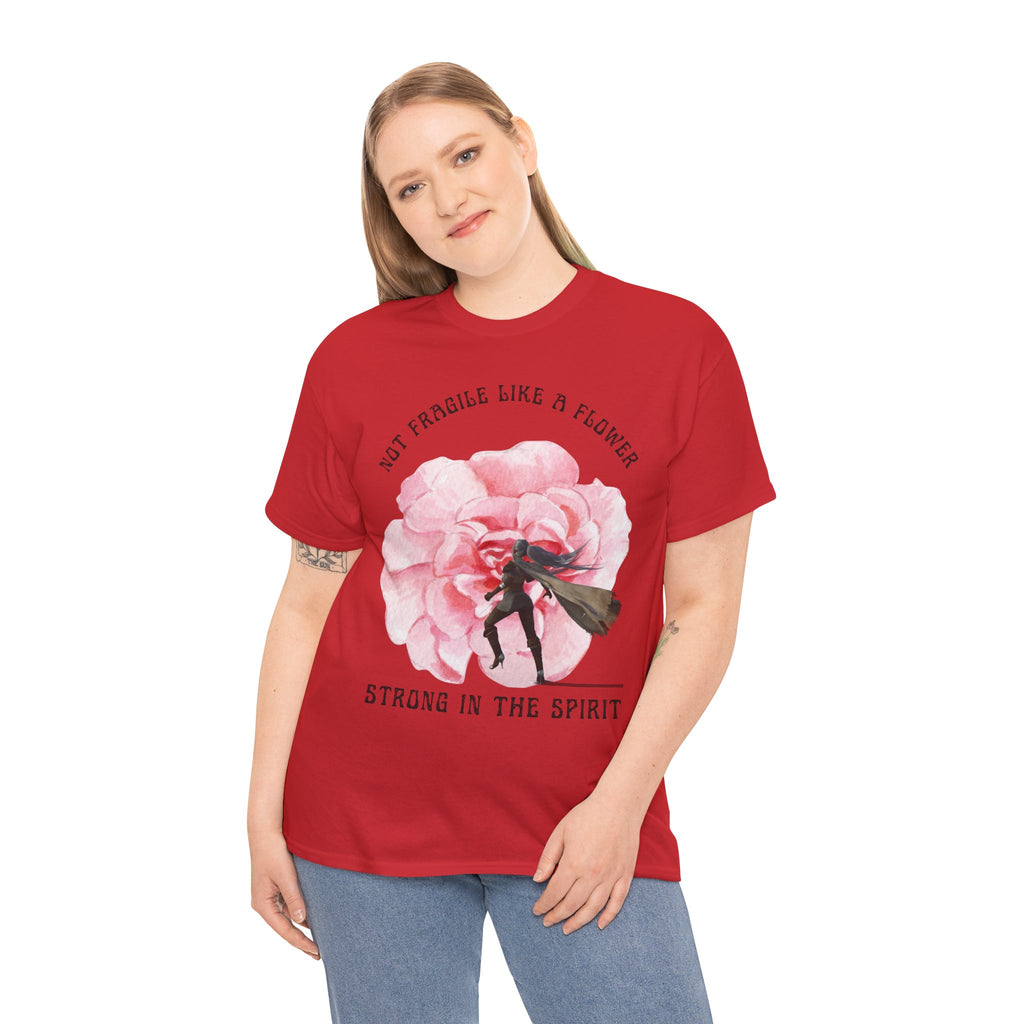 Floral Empowerment Tee, Not Fragile Like a Flower, Strong in the Spirit Shirt, Inspirational Unisex T-Shirt, Gift for Women, [...]