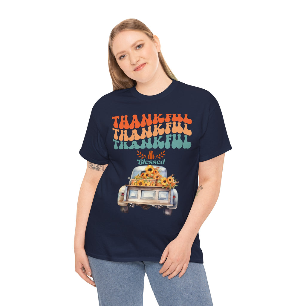 Thankful Vibes Unisex Tee - Perfect for Thanksgiving, Gratitude, Casual Wear, Gifts, Summer Days
