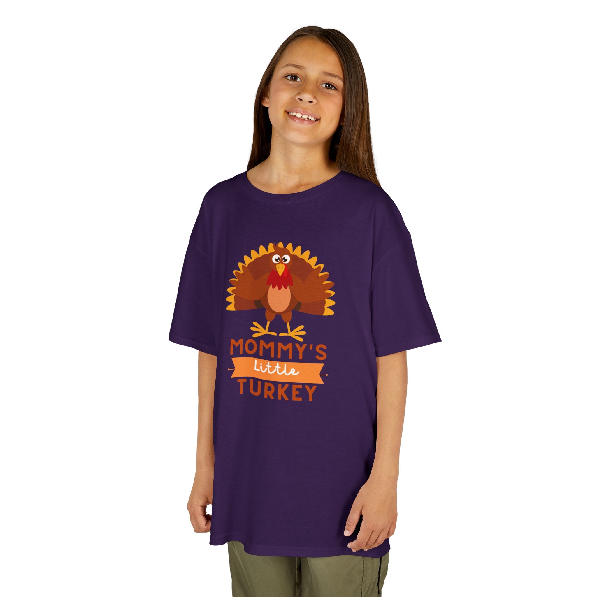 Mommy's Little Turkey Kids Tee - Thanksgiving Gift, Holiday Apparel, Cute Kids Clothing, Family Gathering, Kid's Casual Wear