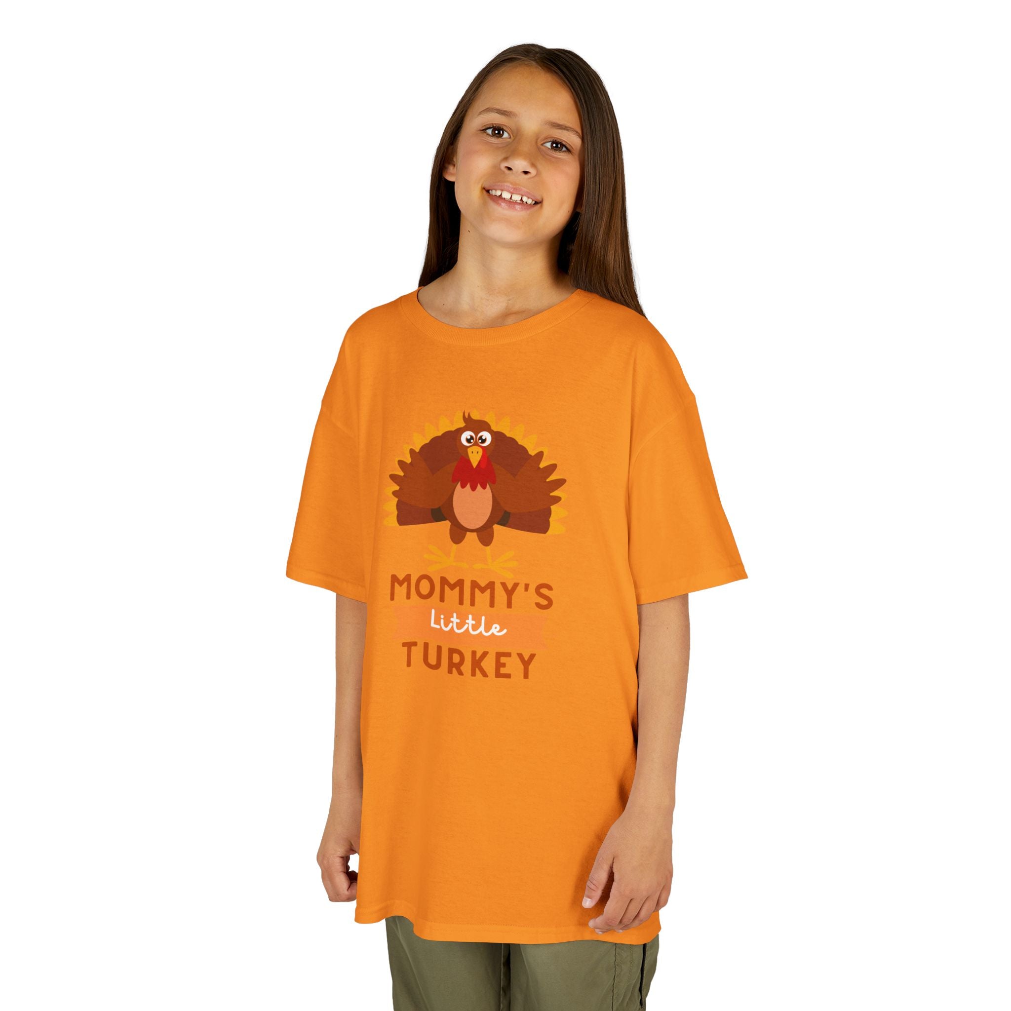 Mommy's Little Turkey Kids Tee - Thanksgiving Gift, Holiday Apparel, Cute Kids Clothing, Family Gathering, Kid's Casual Wear