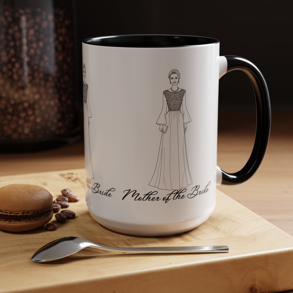 Mother of the Bride -Accent Coffee Mug (11, 15oz)